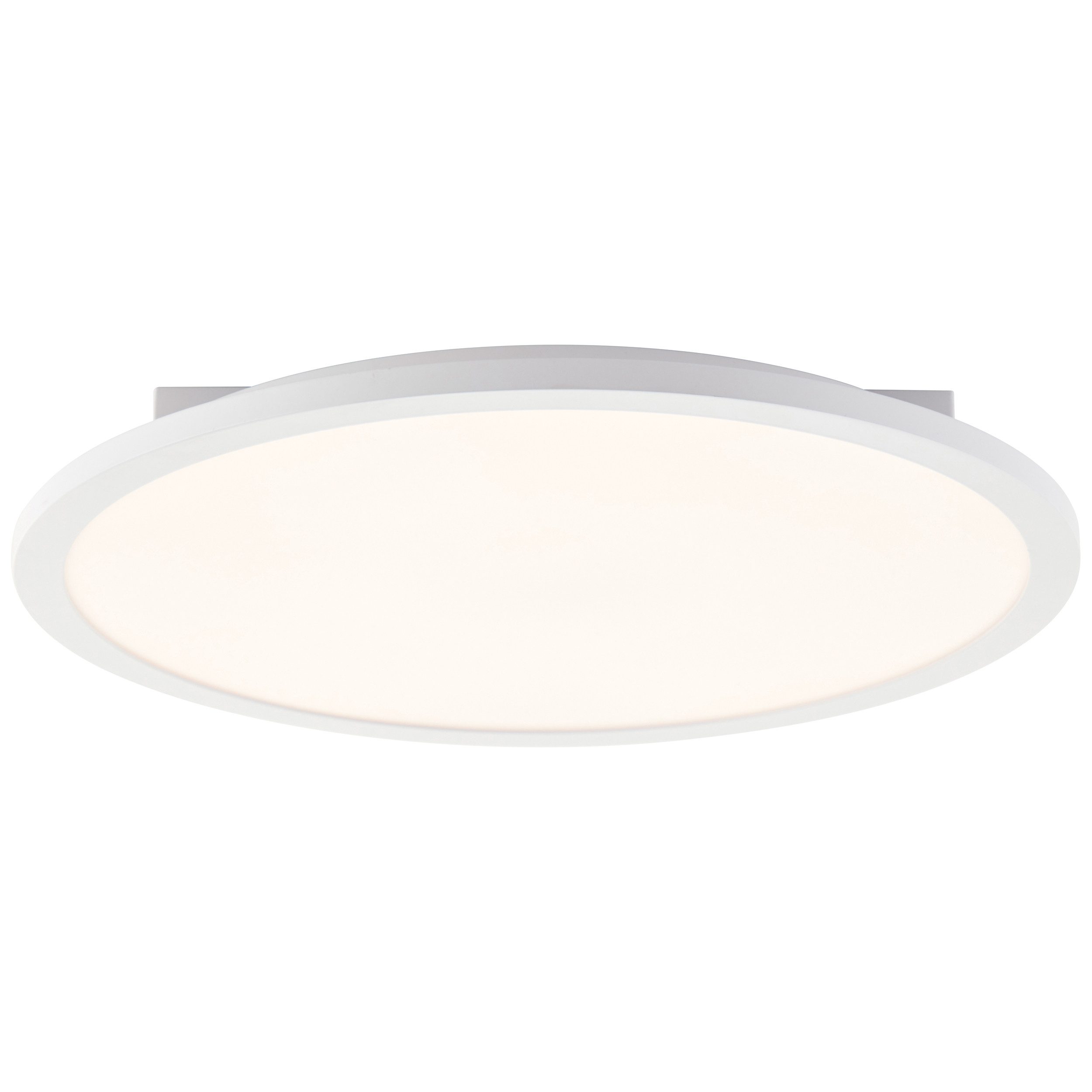 Brilliant Leuchten Led-plafondlamp Briston Ø 42 cm, 1800 lm, 3000-6500 K, dimbaar, afstandsbediening, aluminium, wit