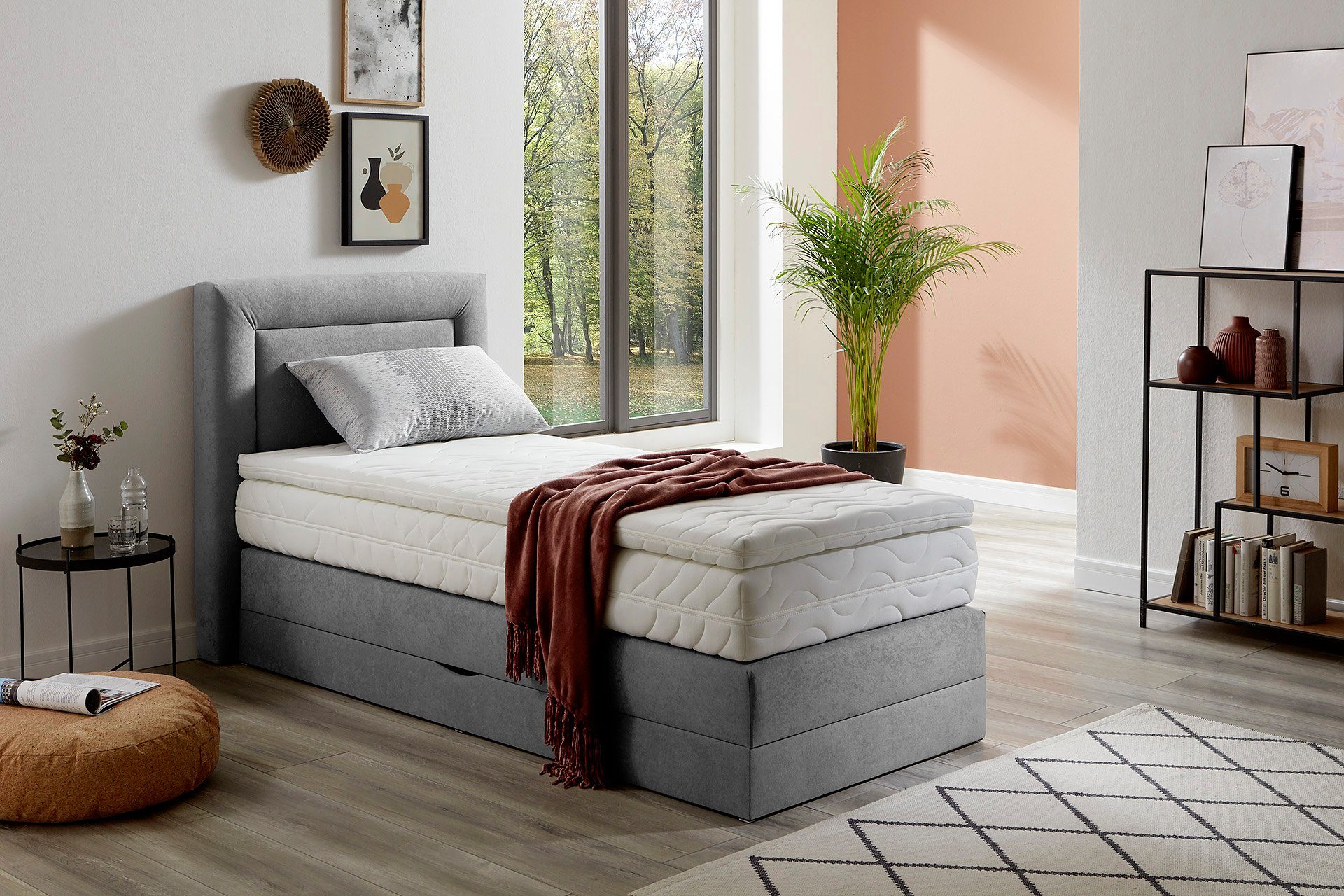 Westfalia Polsterbetten Boxspring naar keuze met bedkist en topmatras