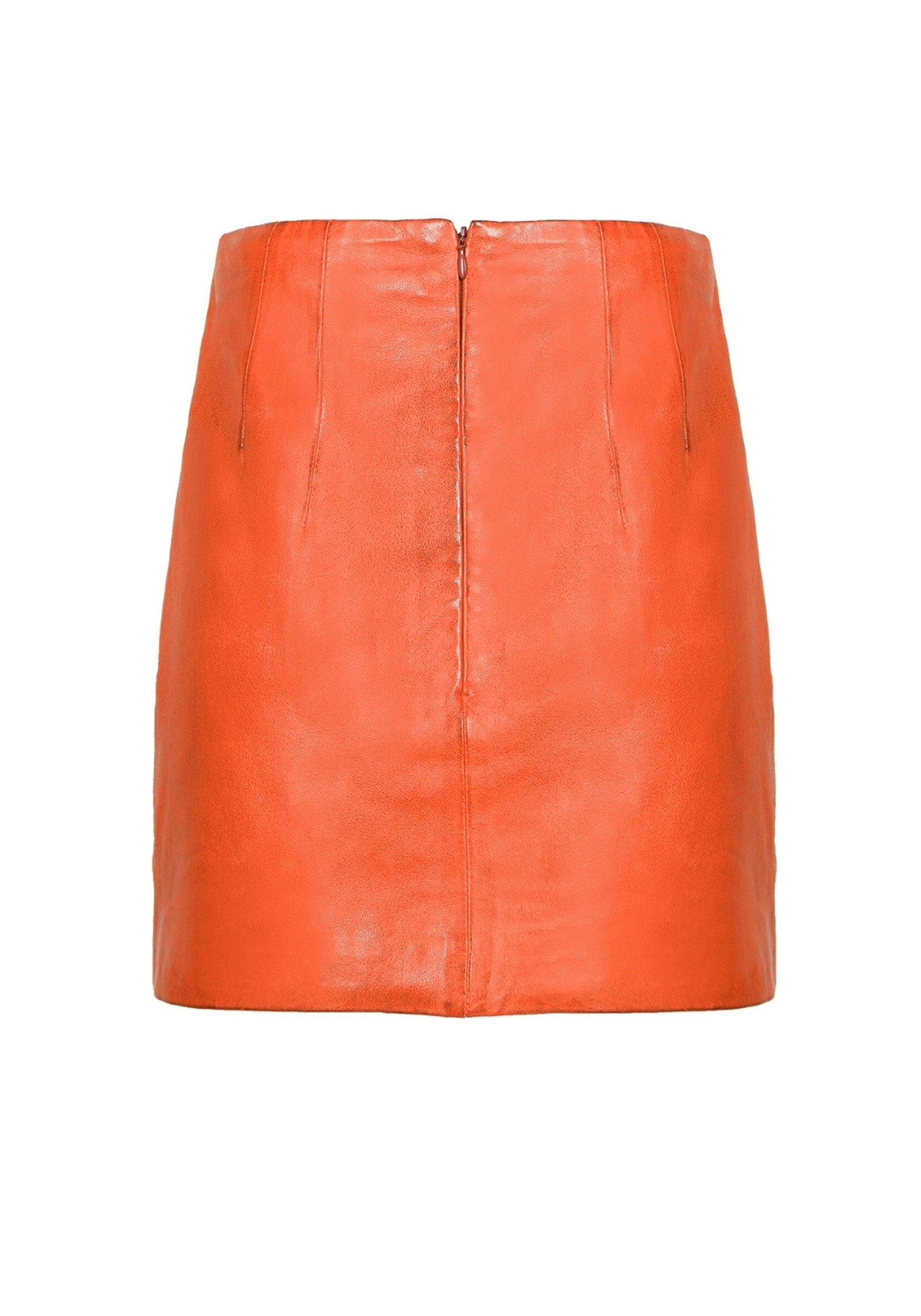 Freaky Nation Leren rok Skirt-FN