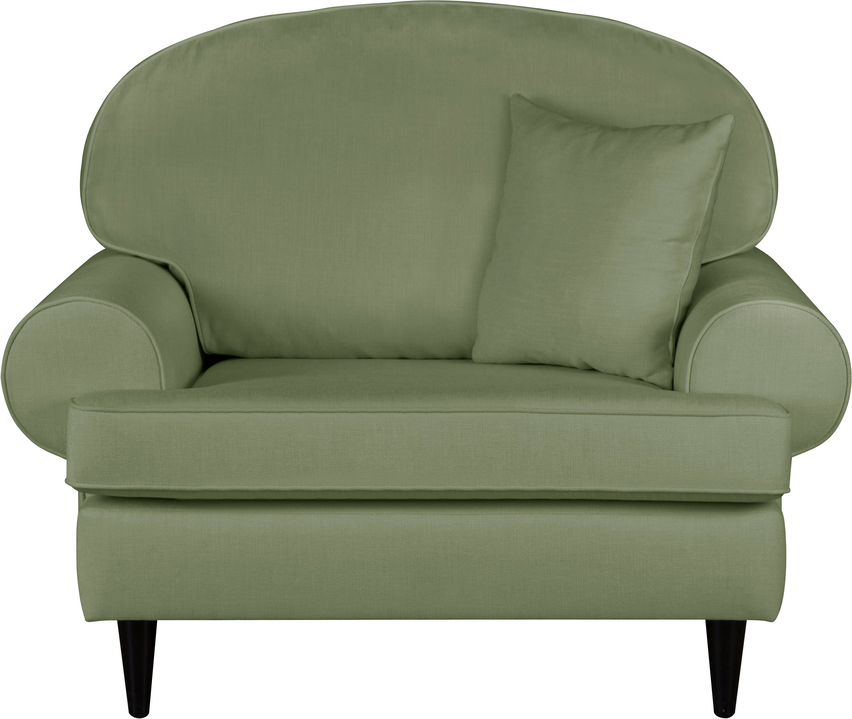 Home affaire Fauteuil Vitreux ook in bouclé-bekleding, bxhxd: 117x100x95 cm fauteuils groen