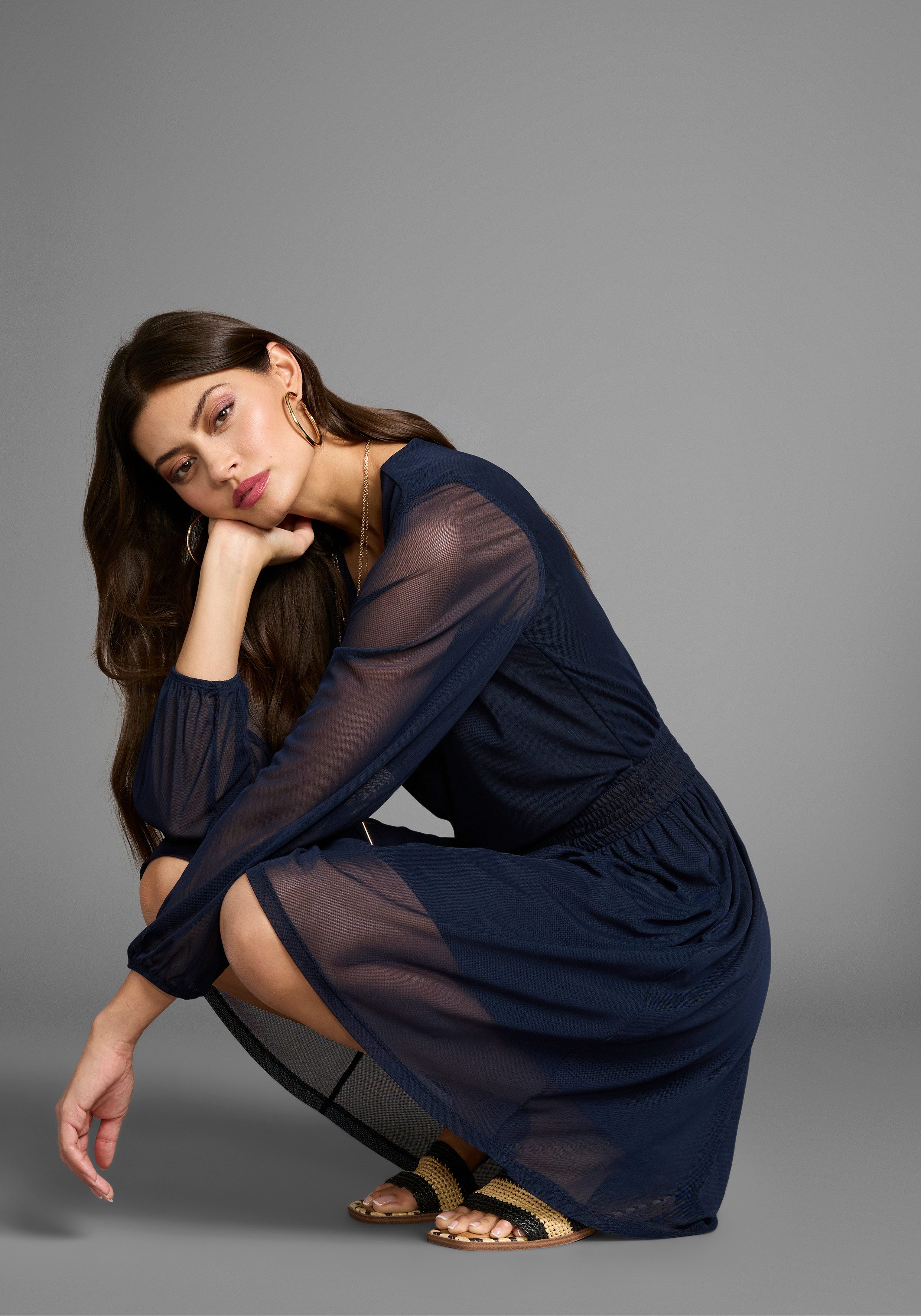 Laura Scott Meshjurk met smokinzet - nieuwe collectie
