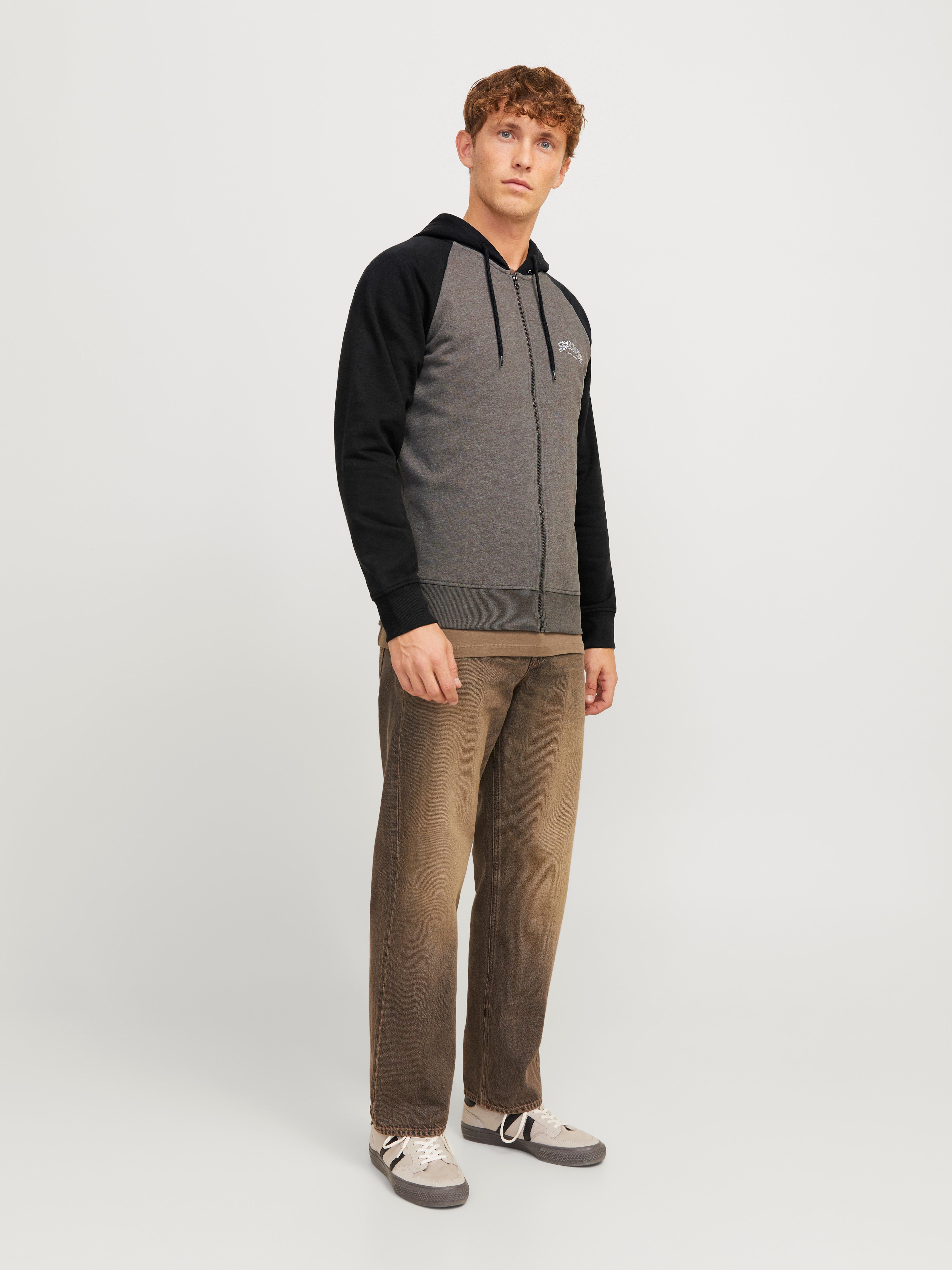 Jack & Jones Capuchonsweatvest JJRICKY SWEAT ZIP HOOD