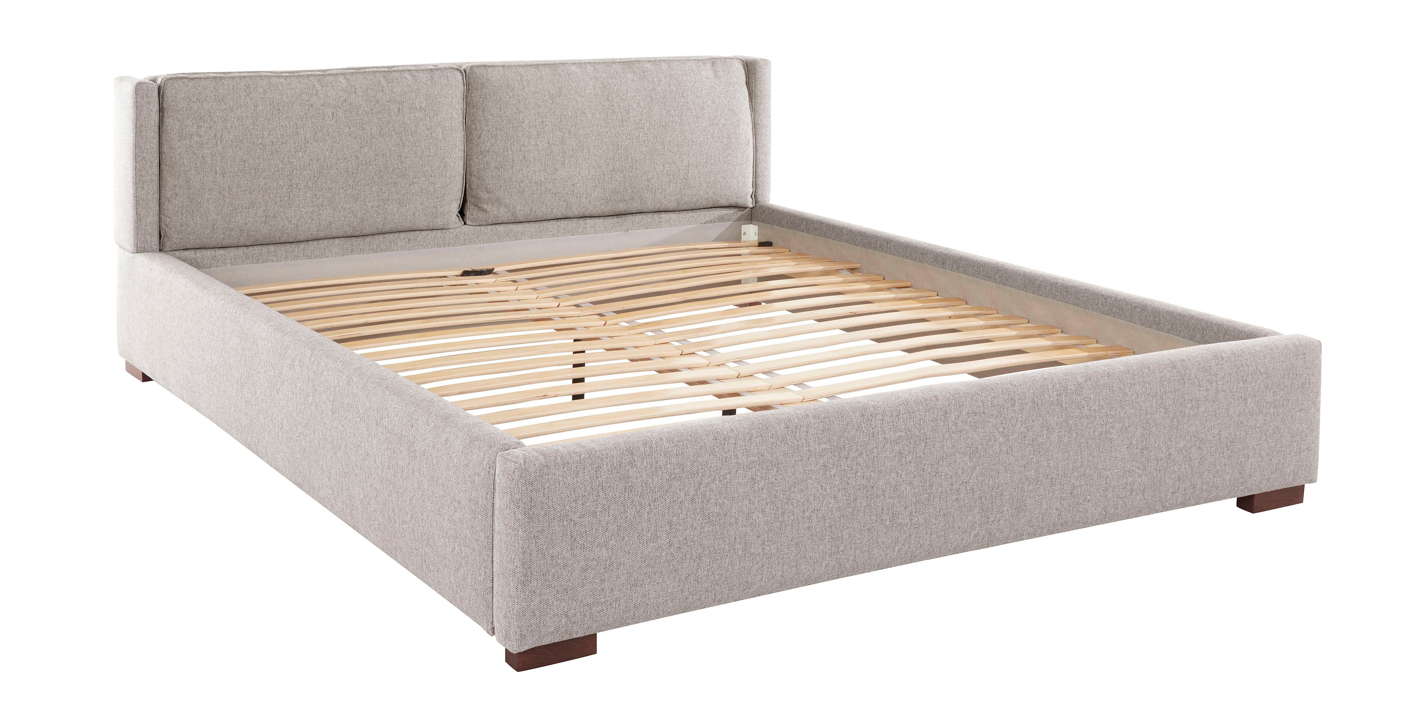 Home affaire Gestoffeerd bed Annera, kussenvulling met veren Inclusief lattenbodem, ligoppervlak 140 of 180 cm kiesbaar