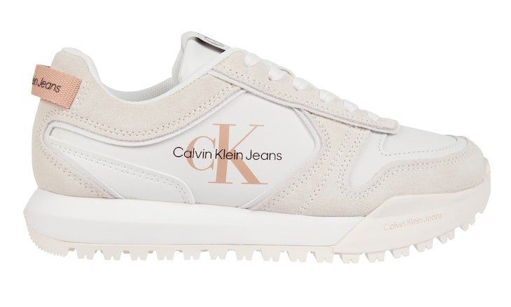 Calvin Klein Sneakers TOOTHY RUNNER IRREGULAR LINES W met zijlogo, vrijetijdsschoen, lage schoen,...