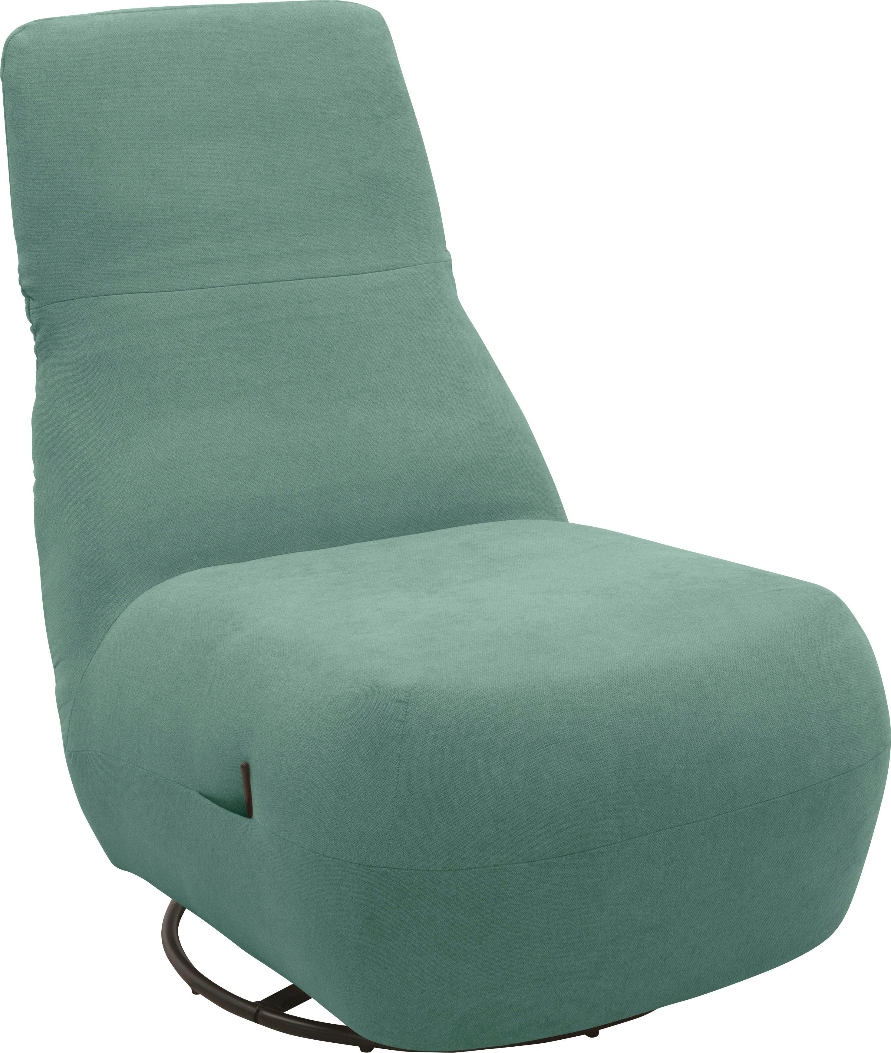 andas Relaxfauteuil Emberson stoel, rugleuning opklapbaar, draaistoel Verstelbare rugleuning, draaifunctie, naar keuze ook Swivel (wip) functie