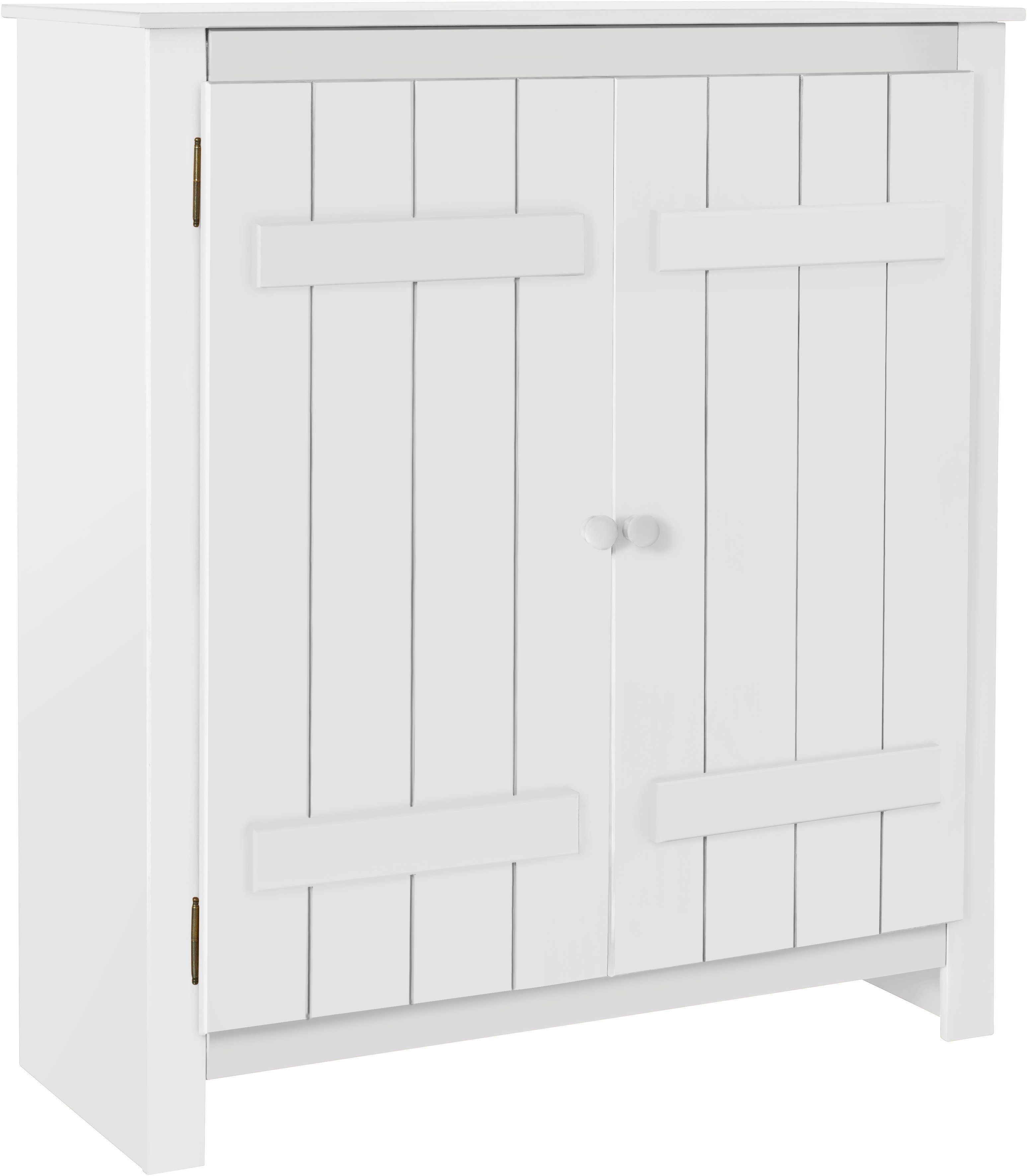Home affaire Schoenenkast Bertram Massief hout, 2 verstelbare planken, magneetsluiting, hoogte 110 cm