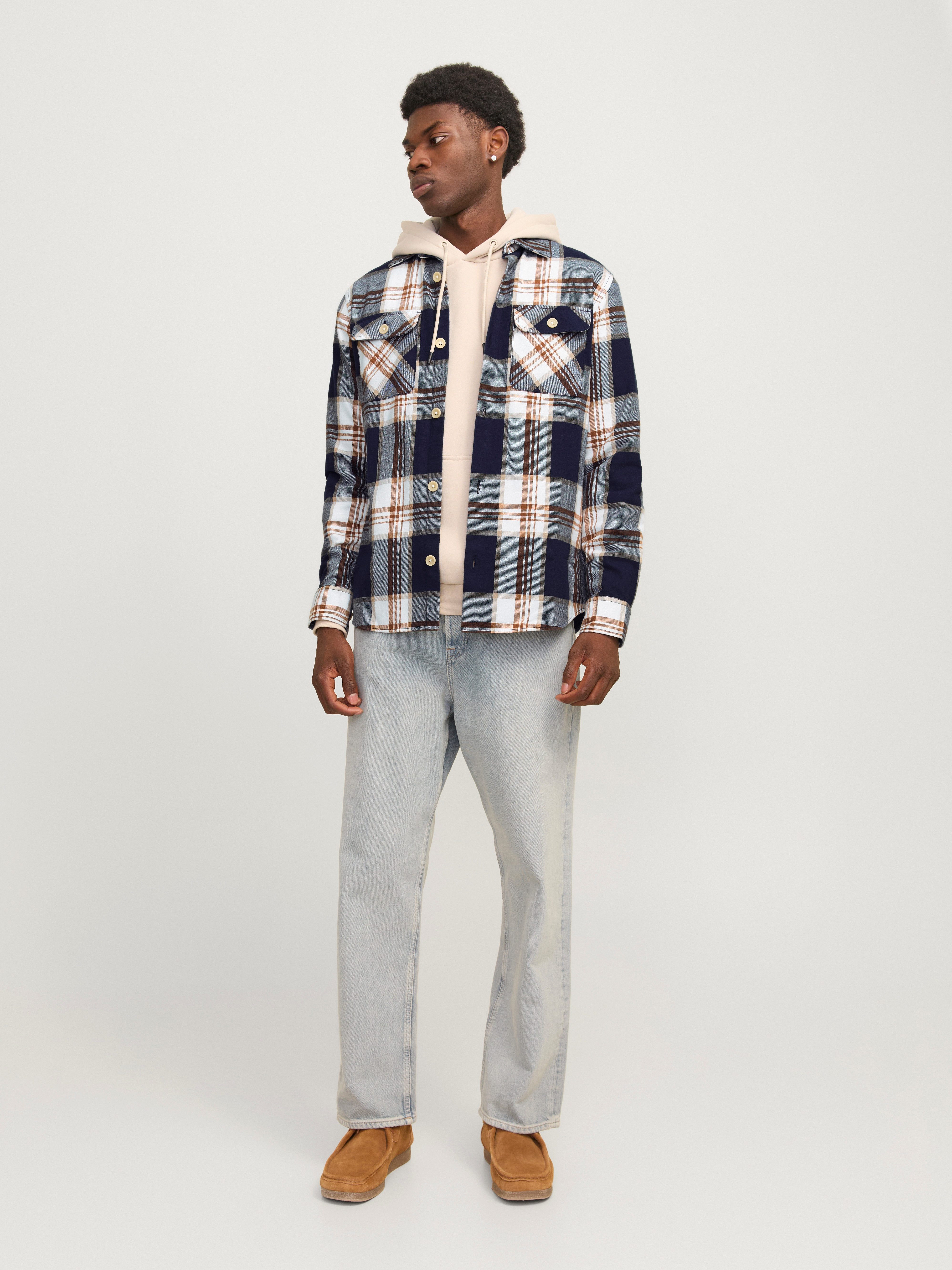 Jack & Jones Overhemd met lange mouwen JJEDARREN OVERSHIRT LS NOOS