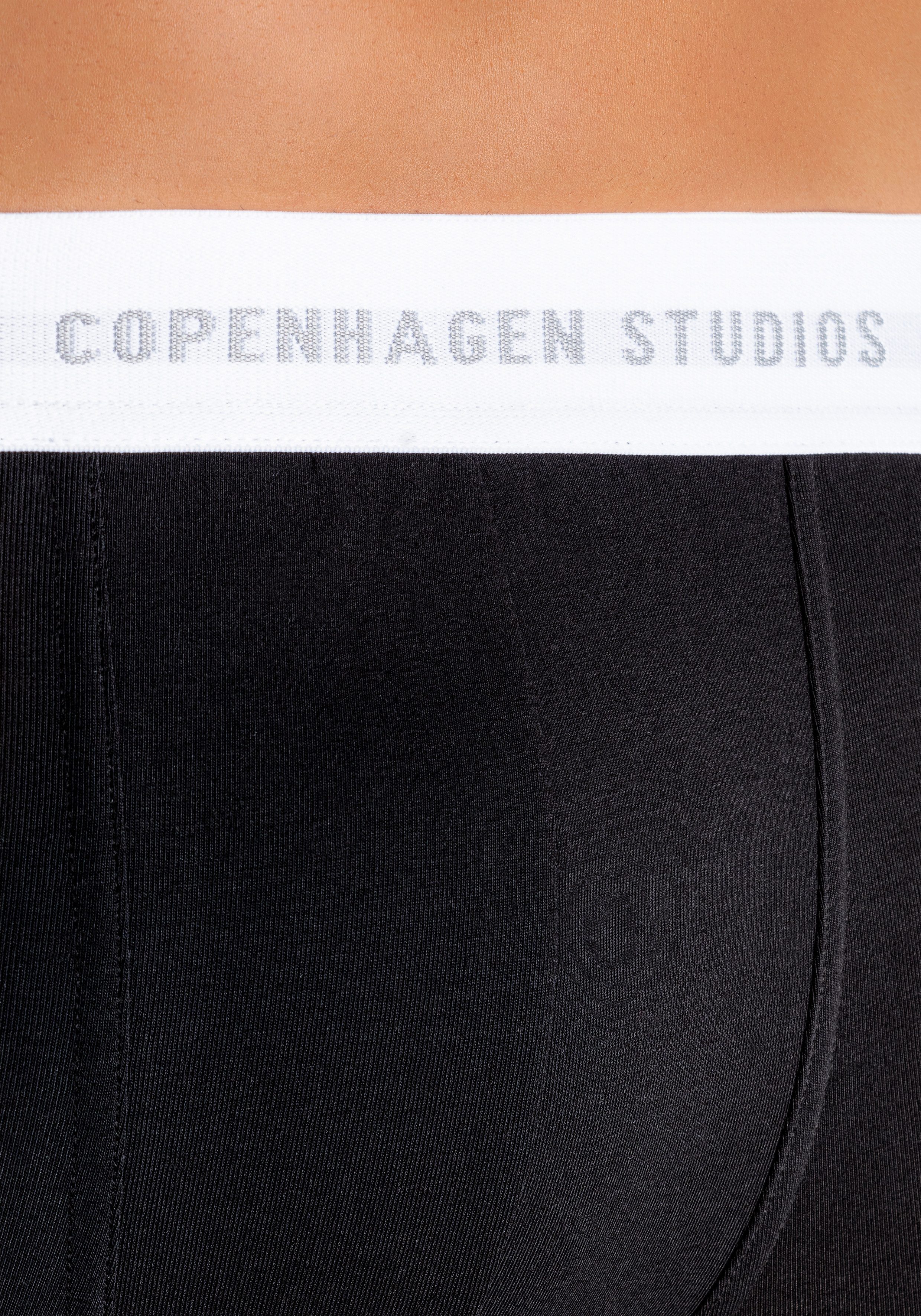 Copenhagen Studios Lange boxershort Boxershorts voor heren met langere pijpen en logo-tailleband (3 stuks)
