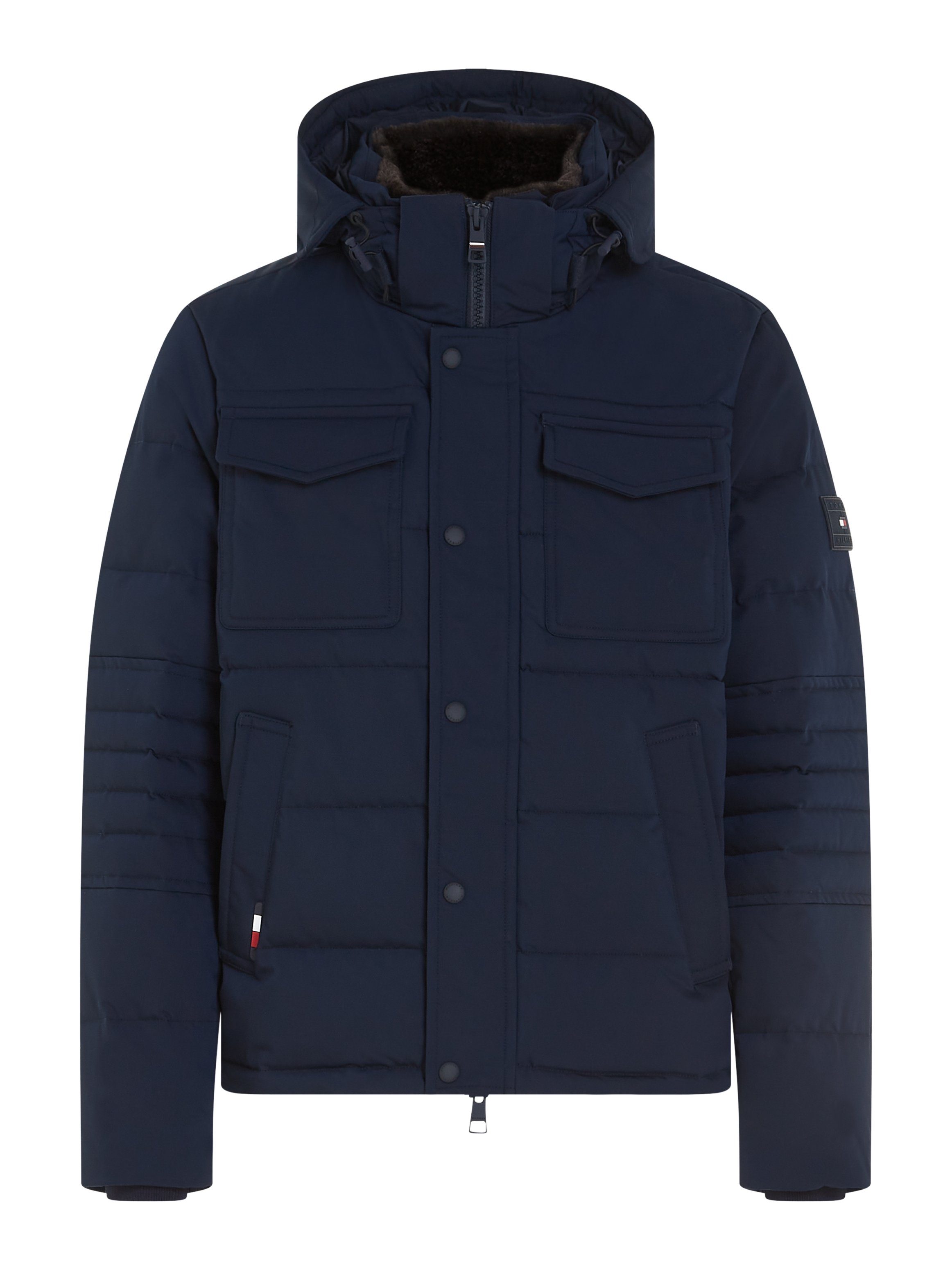 Tommy Hilfiger Gewatteerde jas ROCKIE UTILITY HOODED JACKET