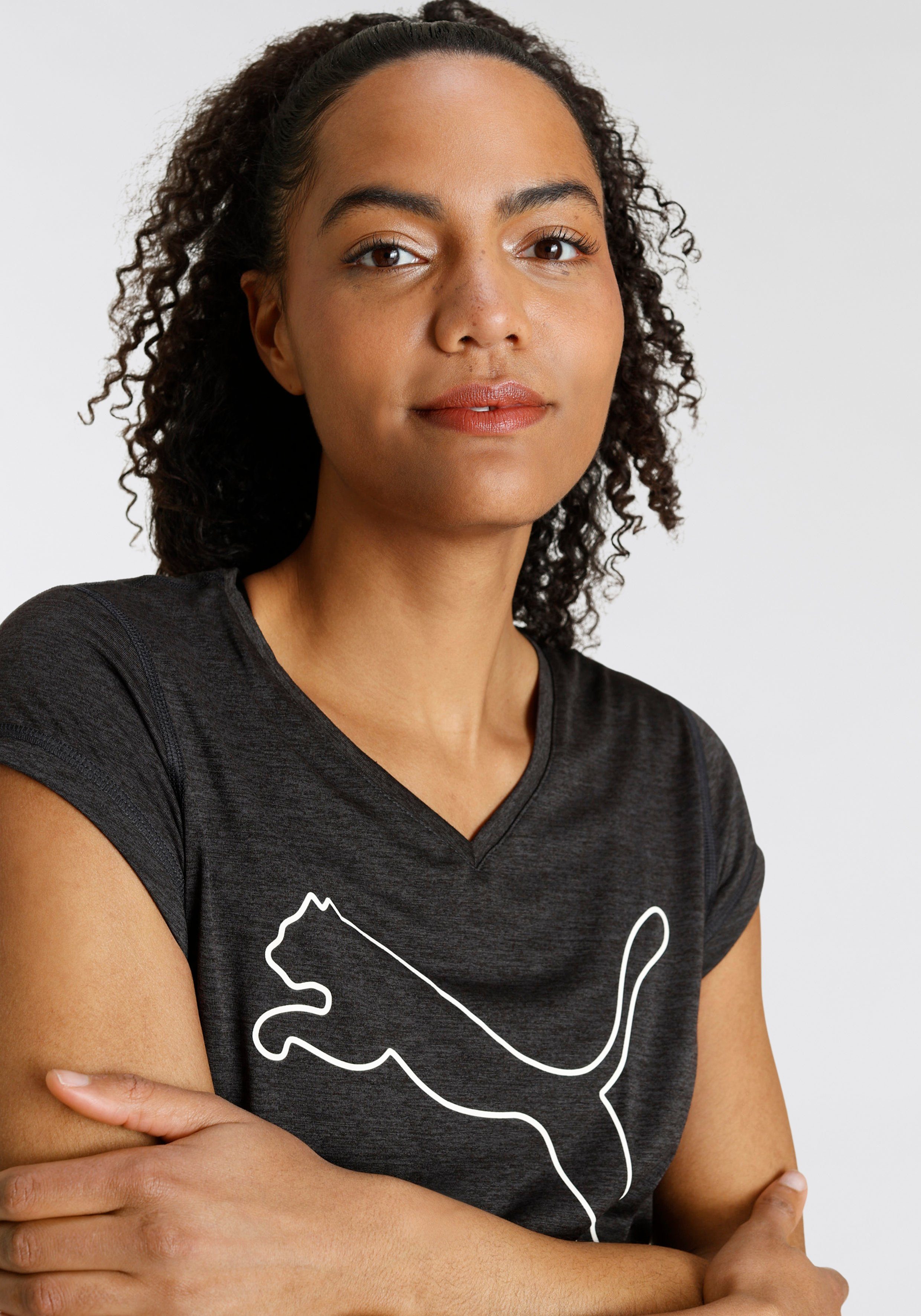 PUMA Trainingsshirt Train Favorite Heather Cat Tee