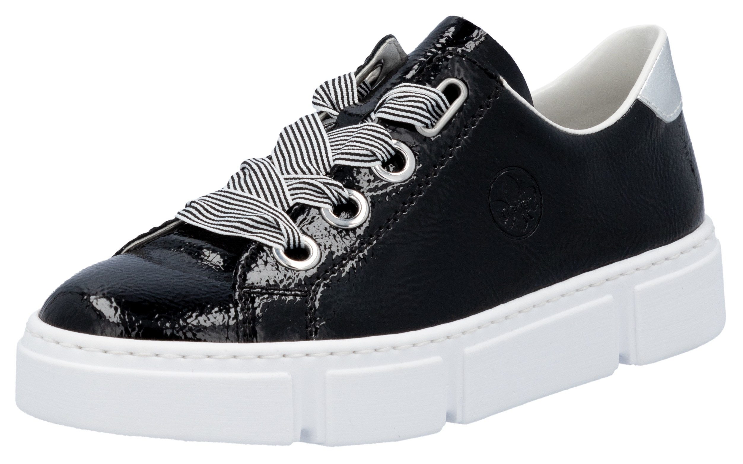 Rieker Sneakers met trendy veters, vrijetijdsschoen, lage schoen, veterschoen