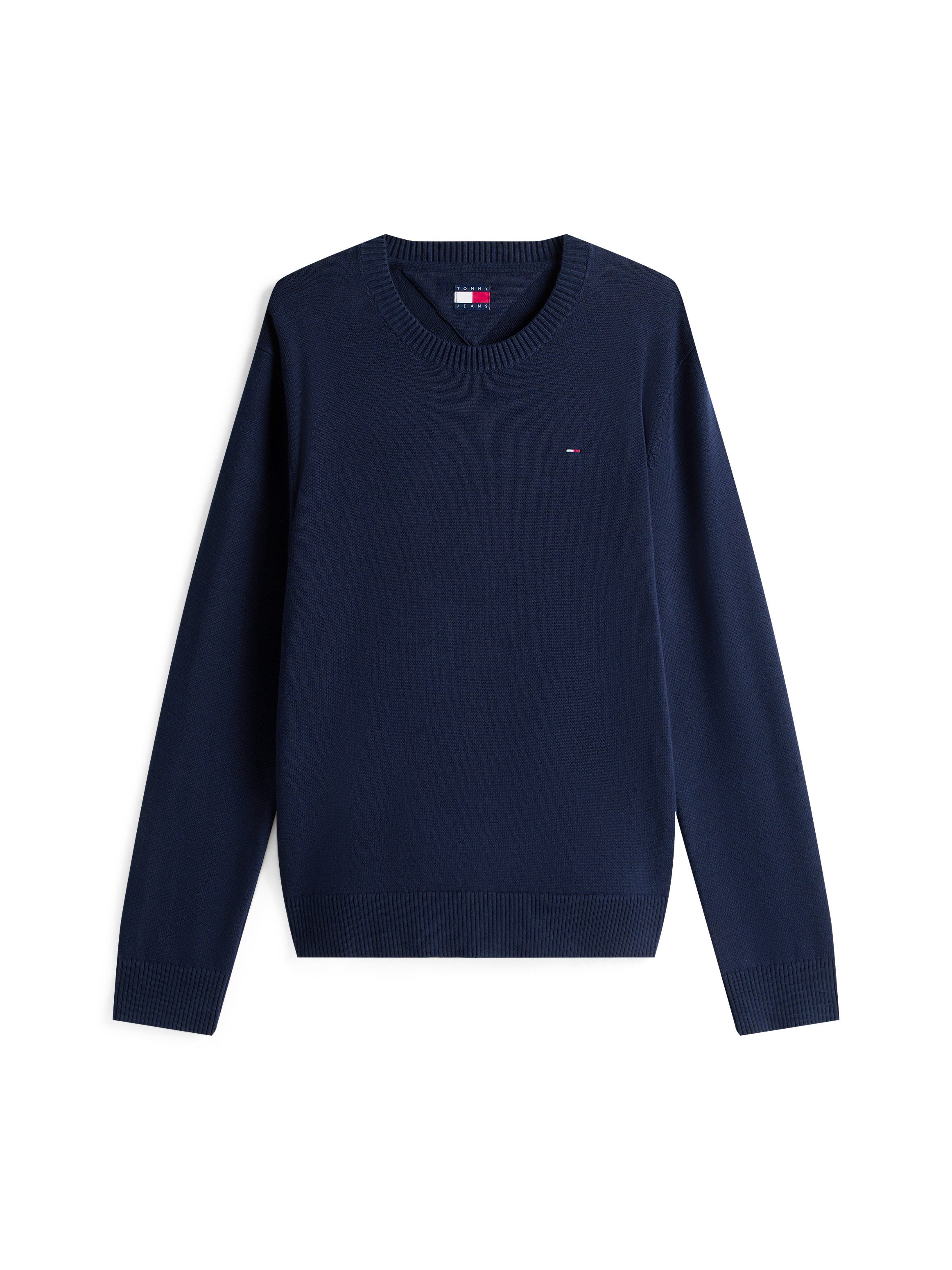TOMMY JEANS Trui met ronde hals TJM SLIM ESSENTIAL LIGHT SWEATER