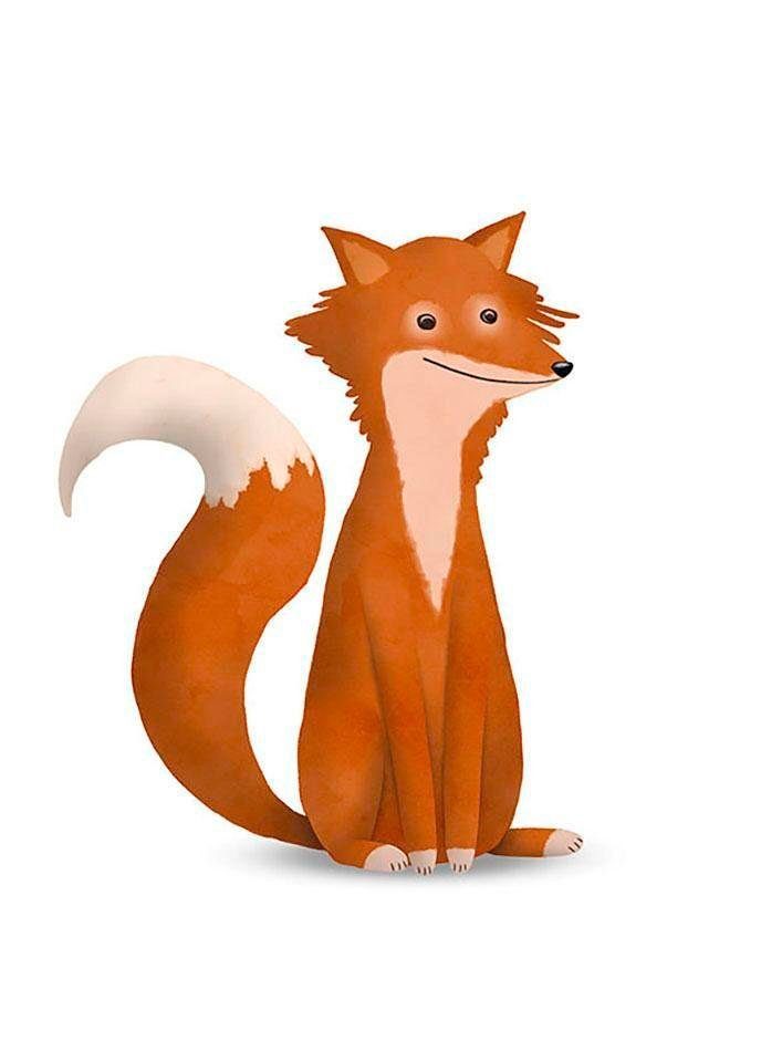 Komar Poster Cute animal Fox Hoogte: 40 cm