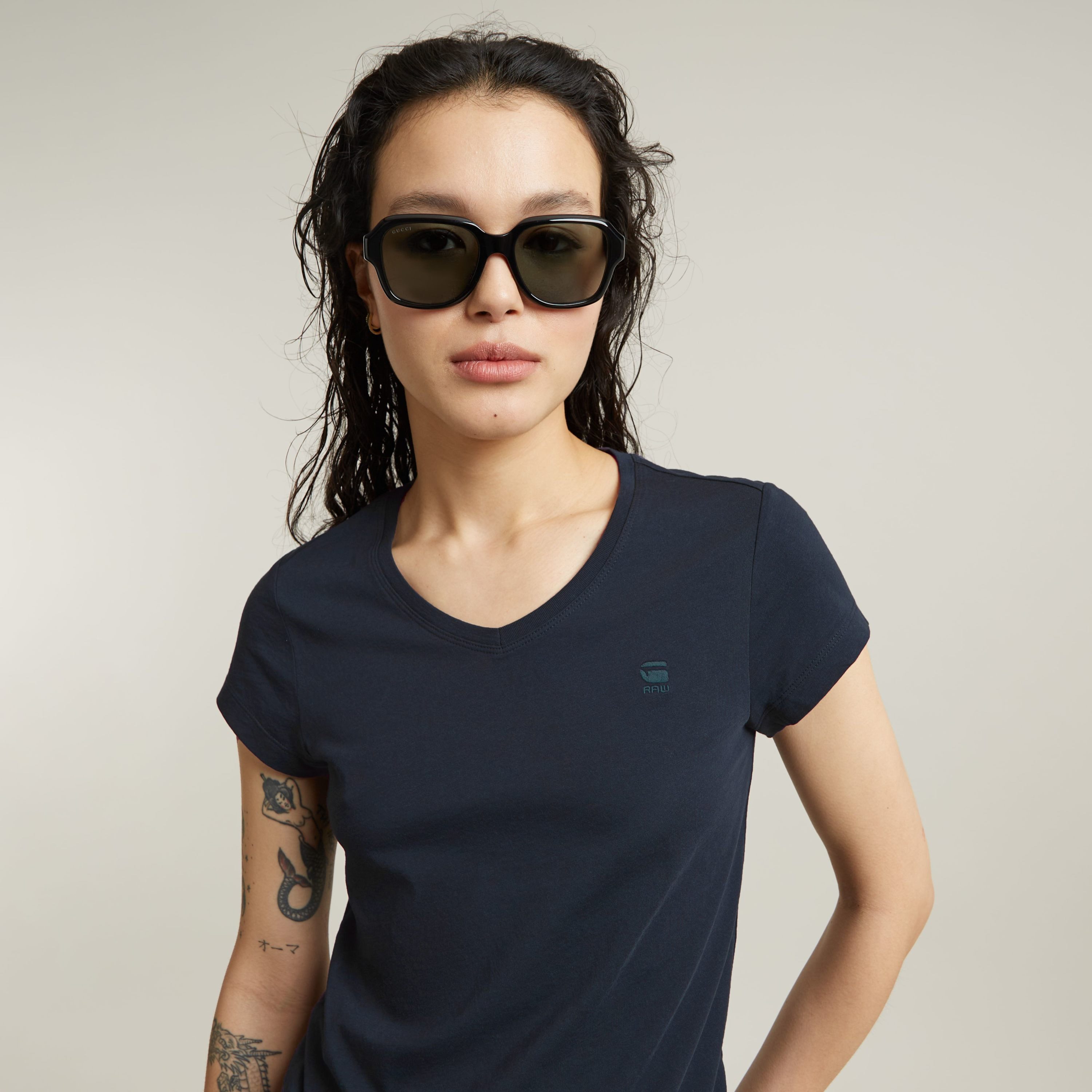 G-Star RAW Shirt met V-hals Eyben