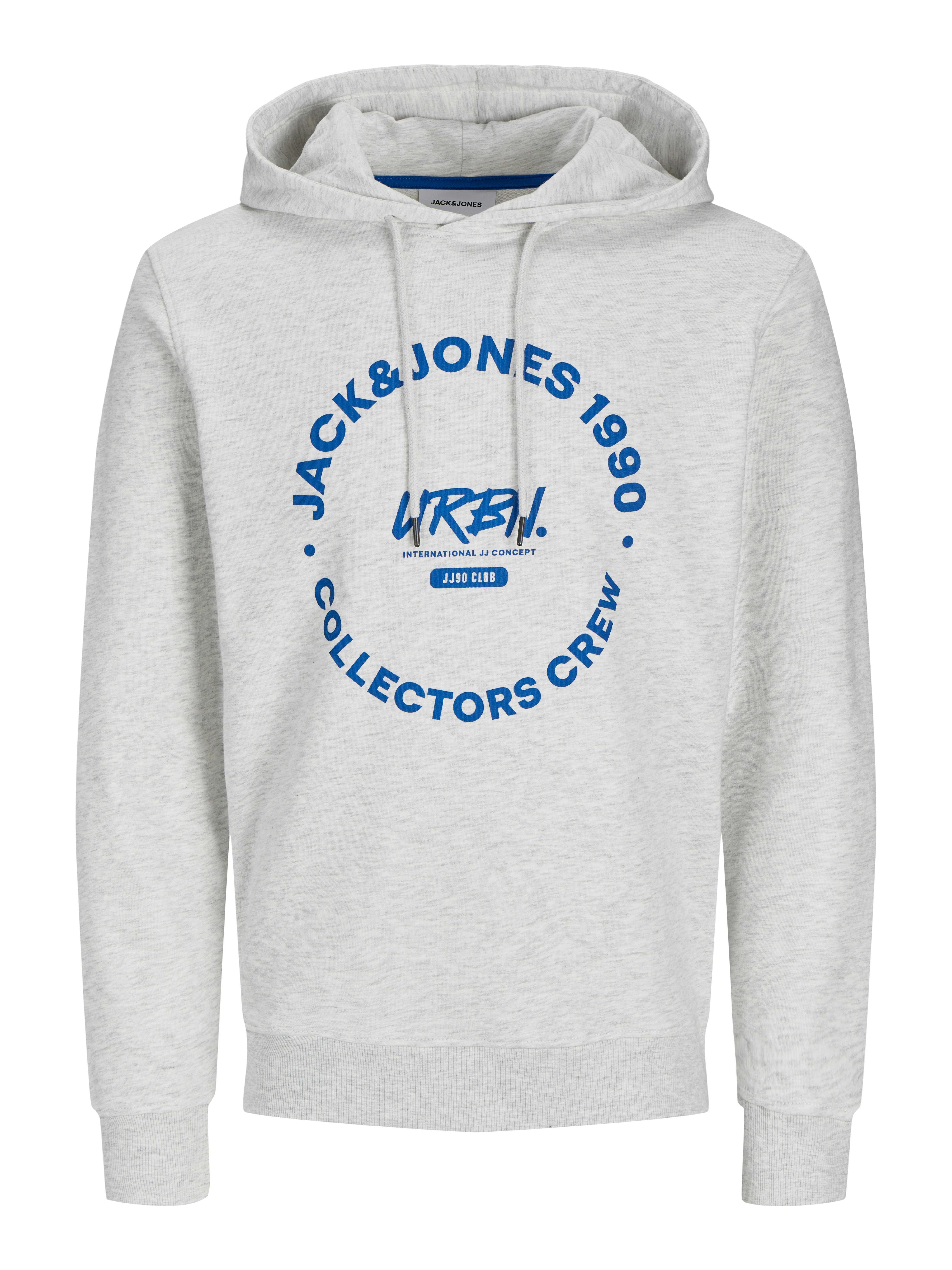 Jack & Jones Hoodie JJSIMON SWEAT HOOD heren hoodies maat XS wit