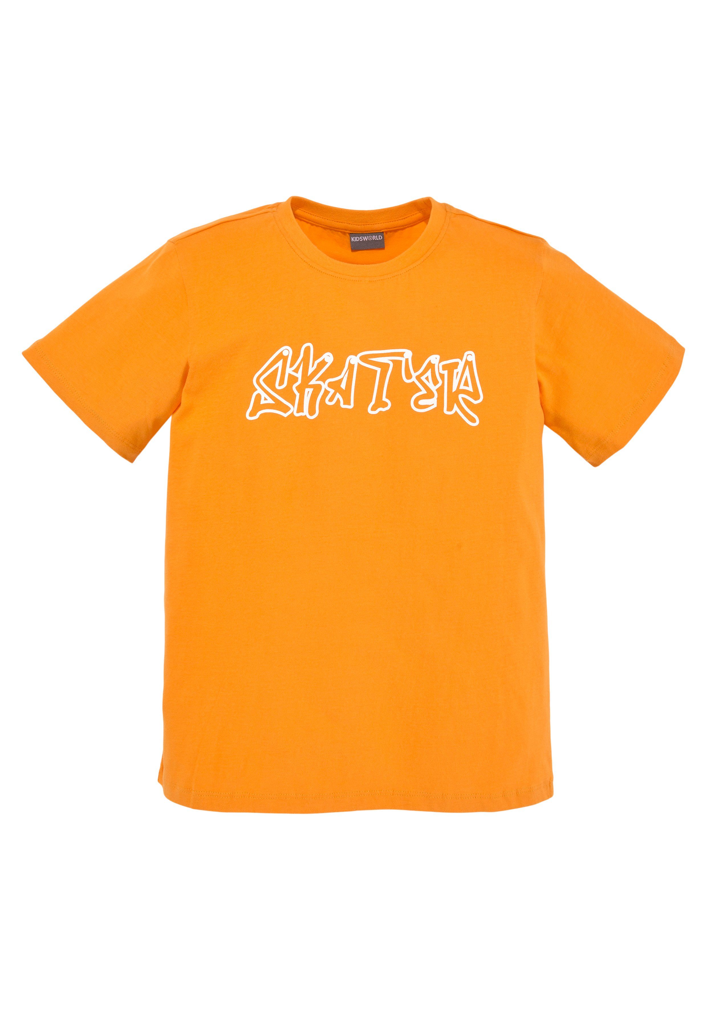 KIDSWORLD T-shirt SKATER met verschillende prints (2-delig, Set van 2) snel  gevonden | OTTO | T-Shirts
