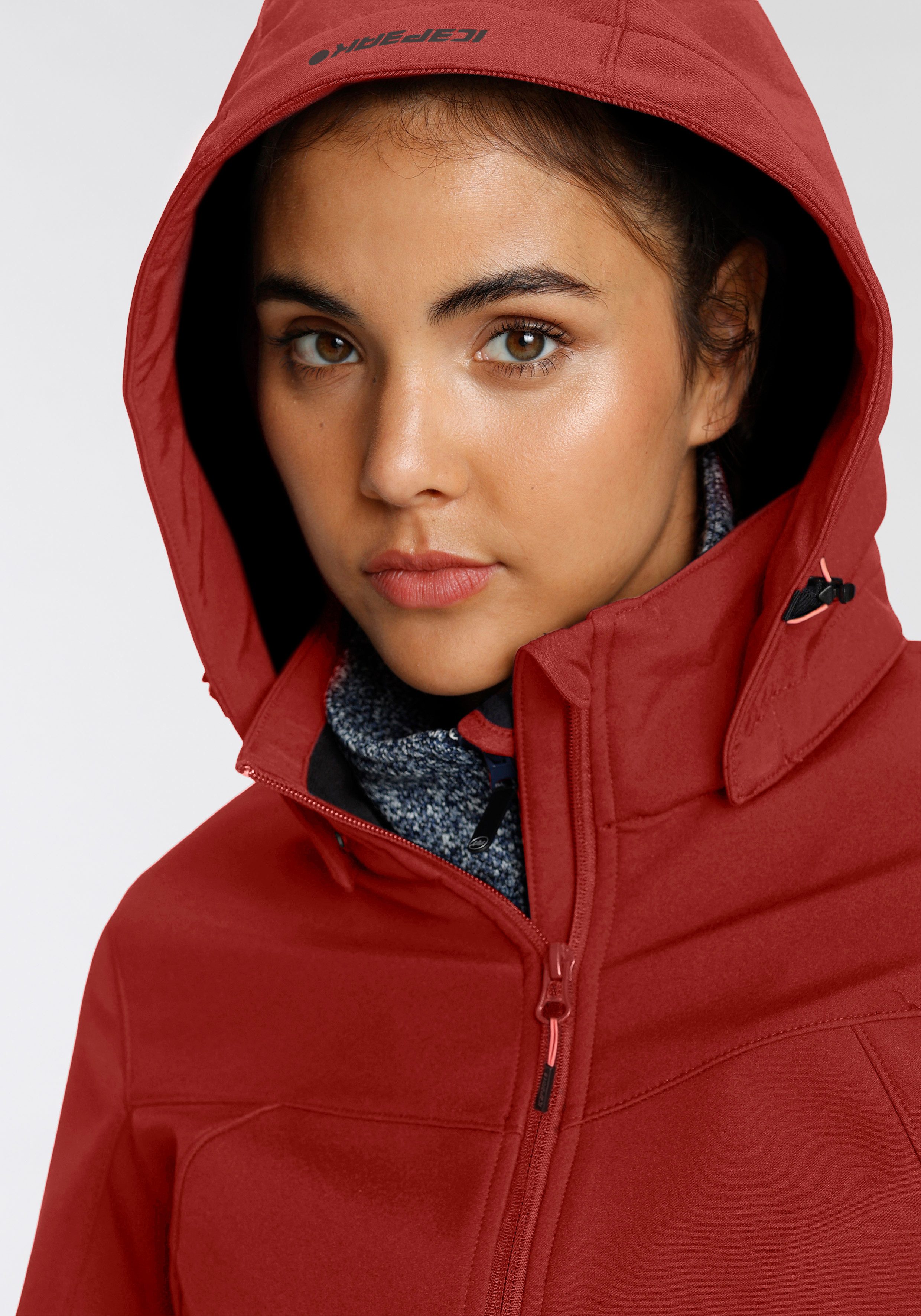 Icepeak Softshell-jack BRENHAM Winddicht & waterafstotend & ademend (1 stuk)