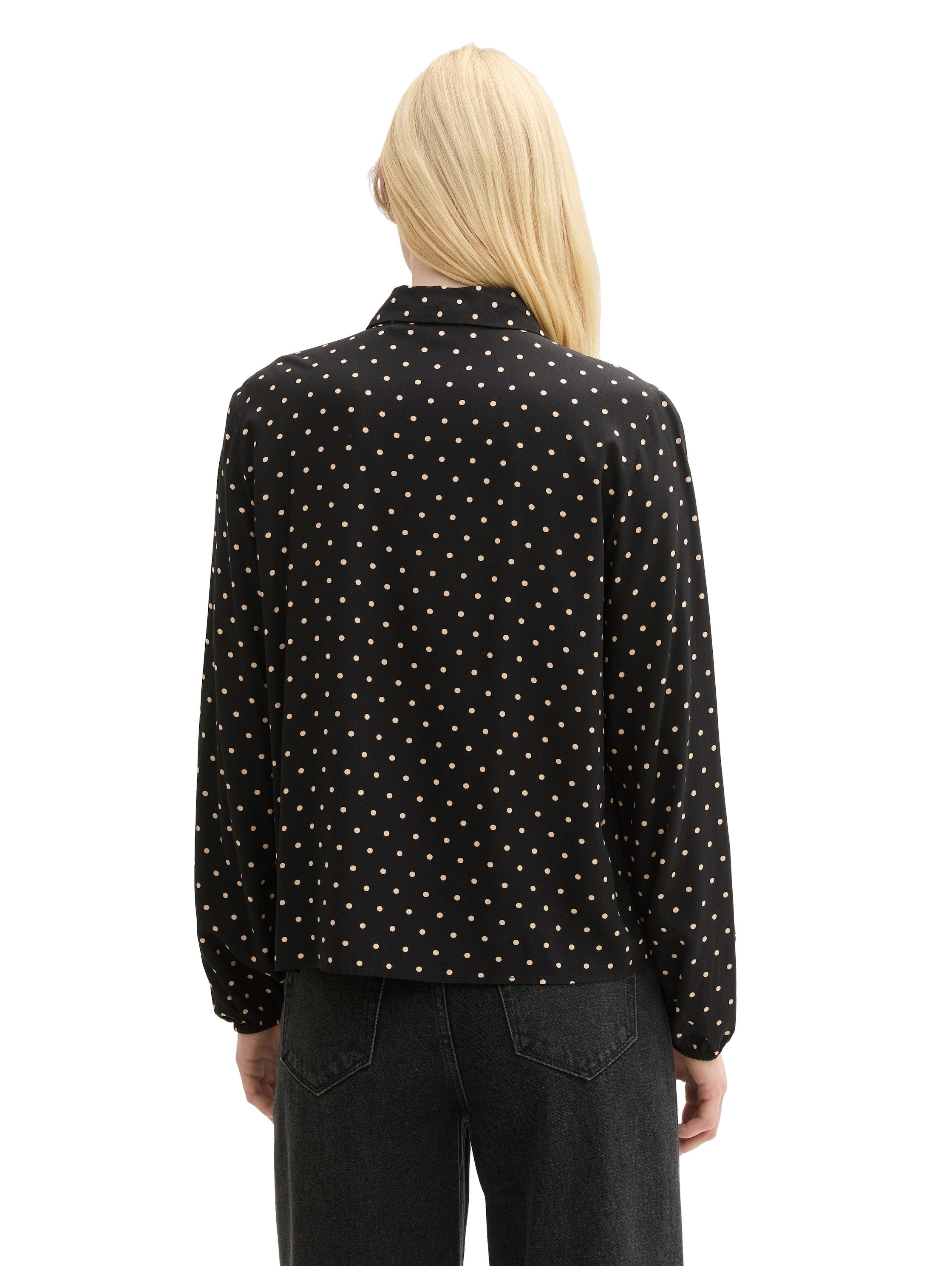 Tom Tailor Denim Blouse met lange mouwen met lenzing™ ecovero™