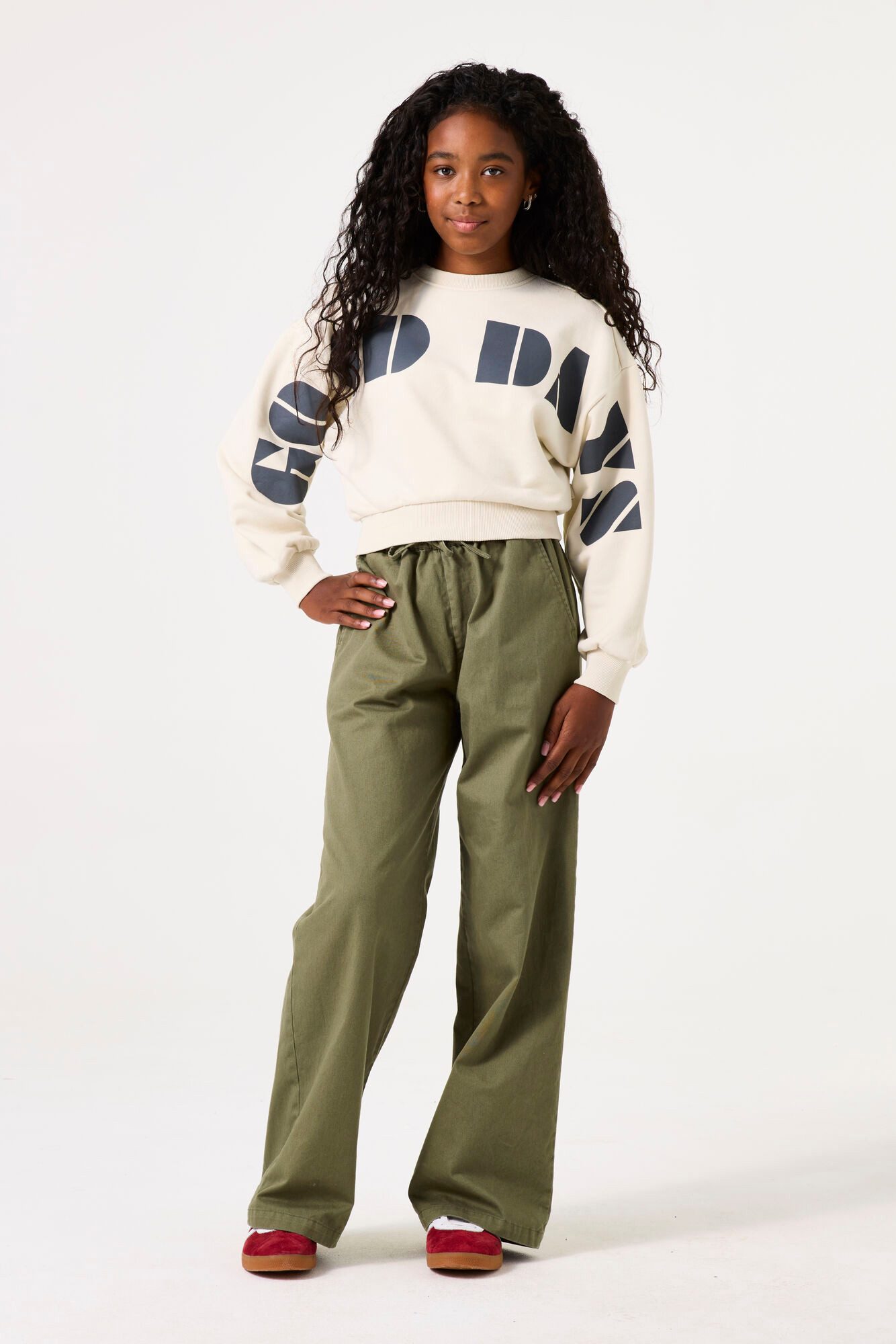Garcia Stoffen broek met zakken