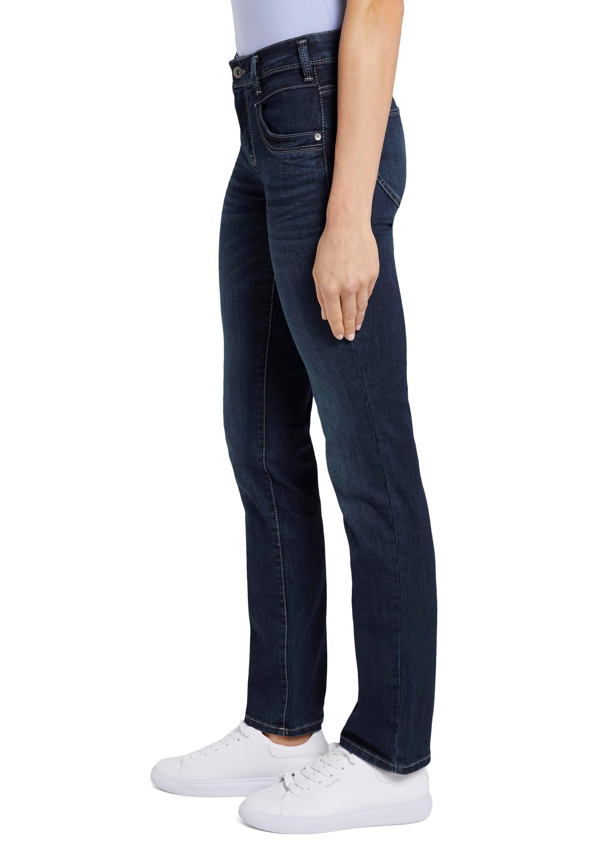 Tom Tailor Rechte jeans Alexa straight met contrasterende stiksels