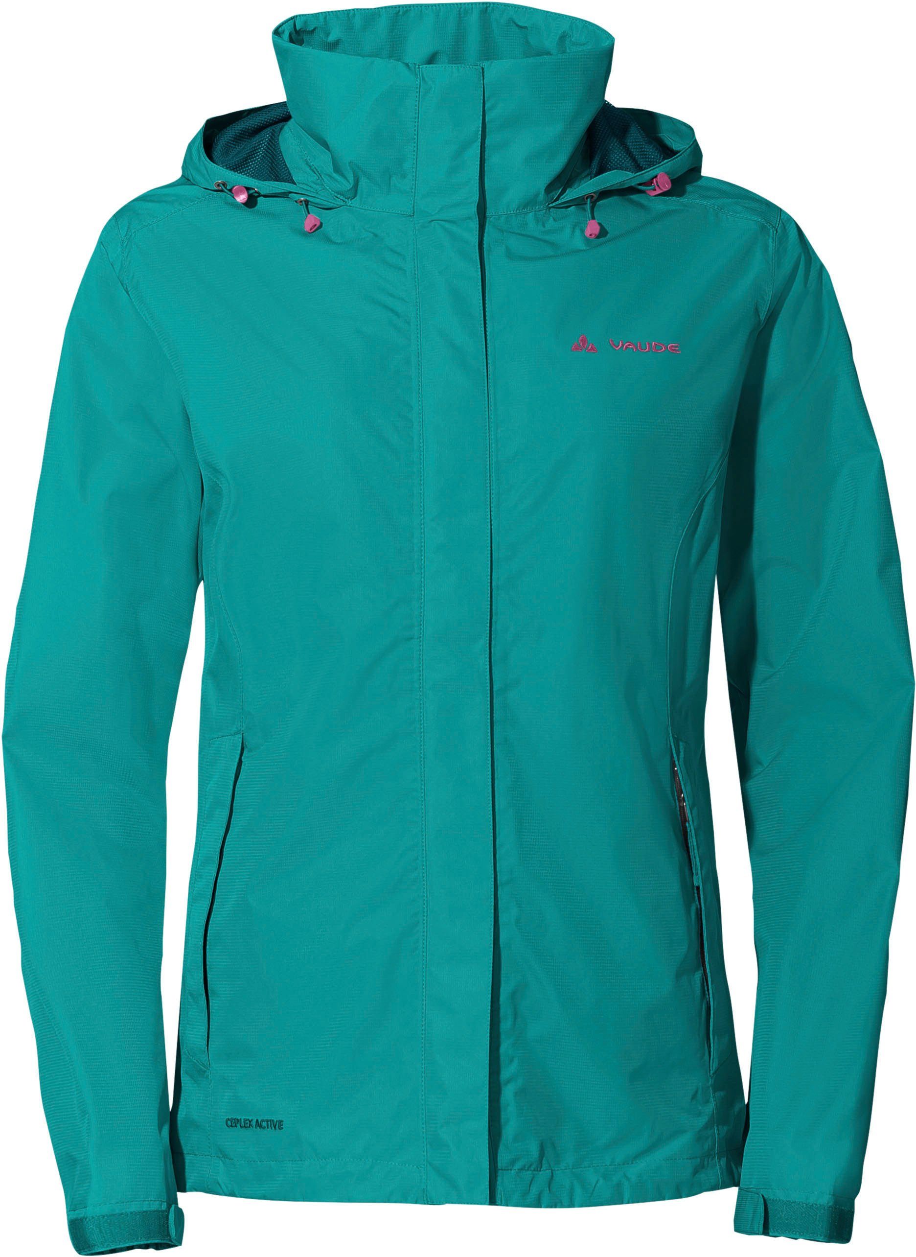VAUDE Outdoorjack WOMEN'S ESCAPE LIGHT JACKET Waterdicht & winddicht & ademend (1 stuk)