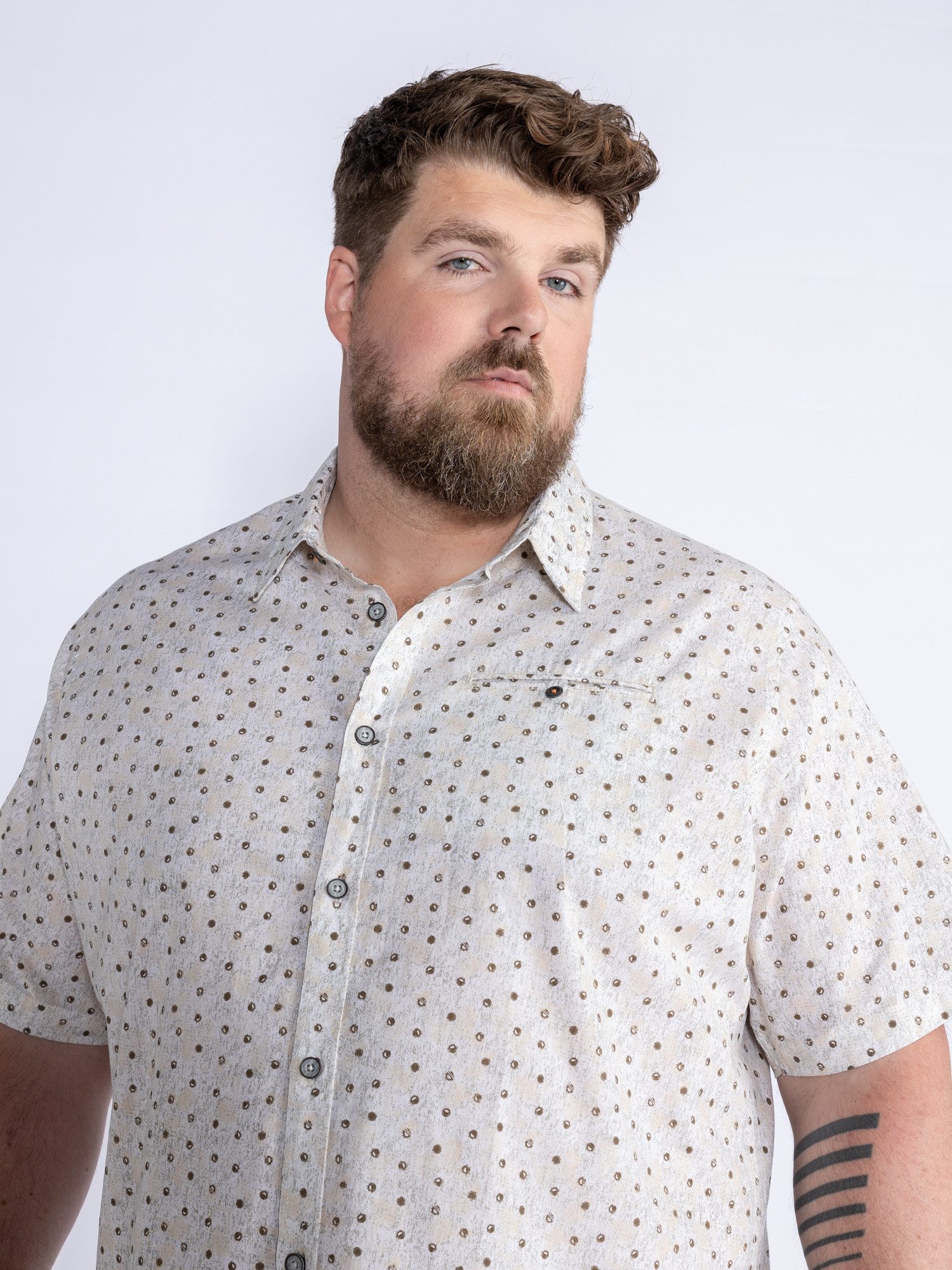 Petrol Industries Overhemd met korte mouwen Men Shirt Short Sleeve AOP