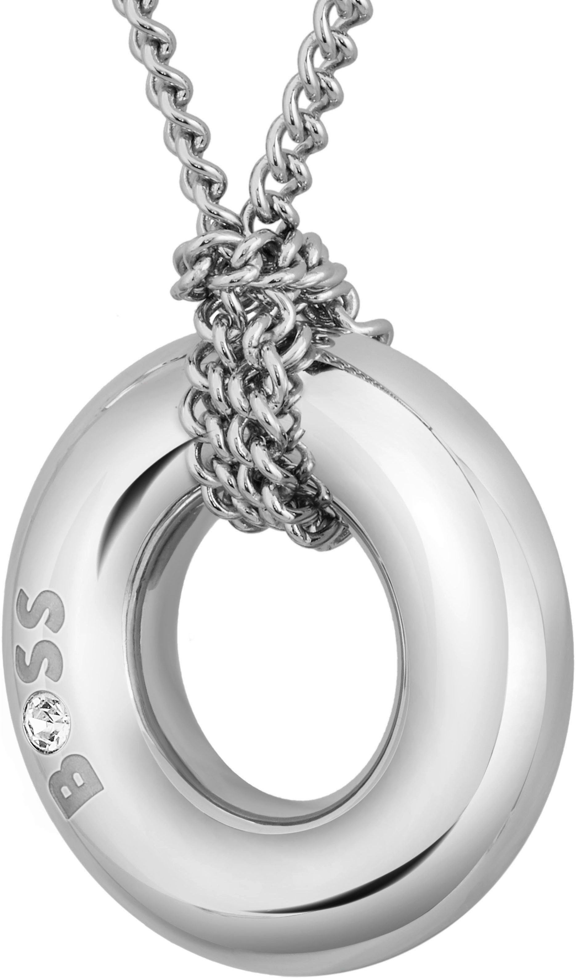 Boss Ketting met hanger dames kettingen zilver(kleur)