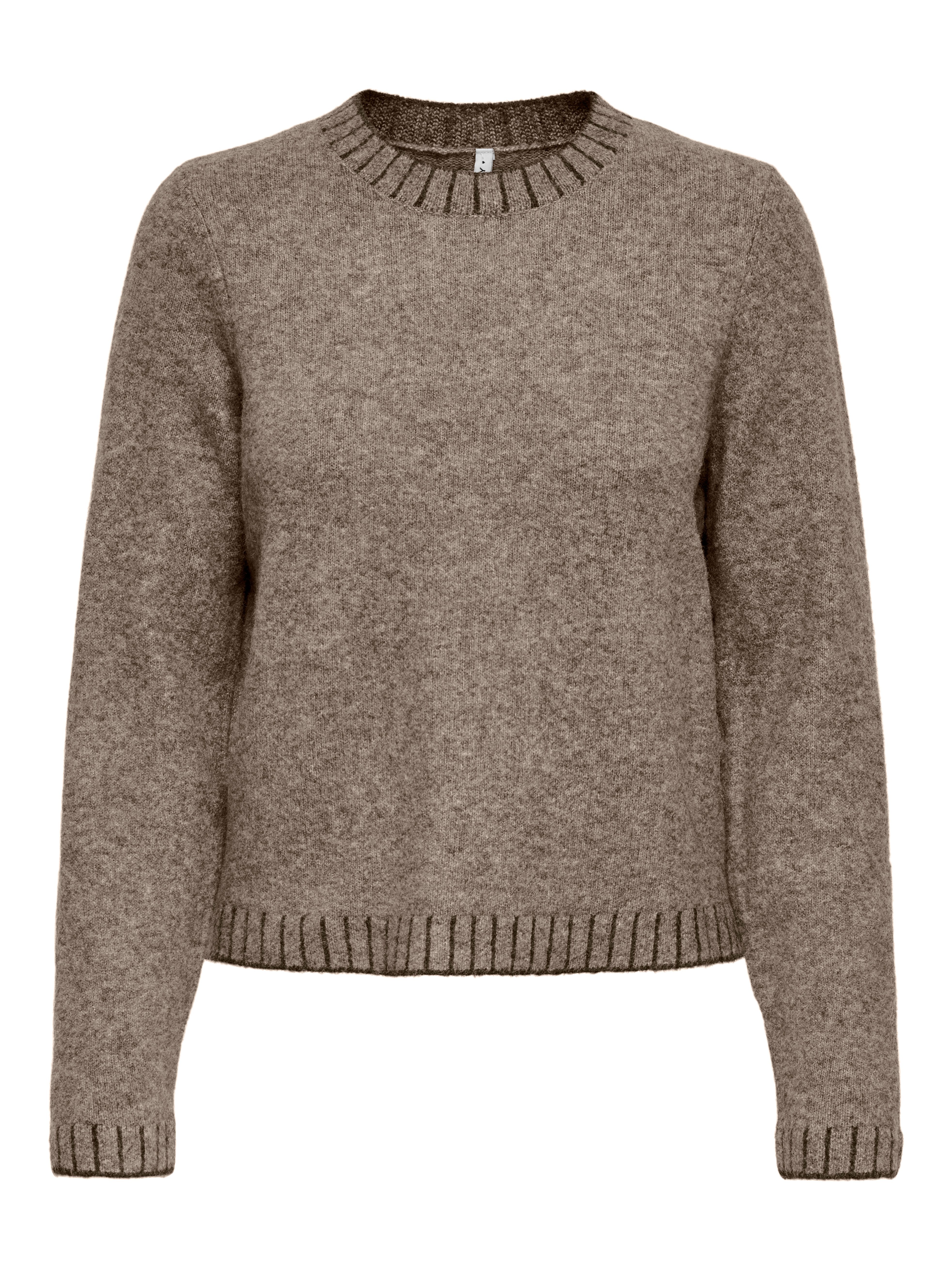 Only Gebreide trui ONLFINA LS STITCH O-NECK CC KNT