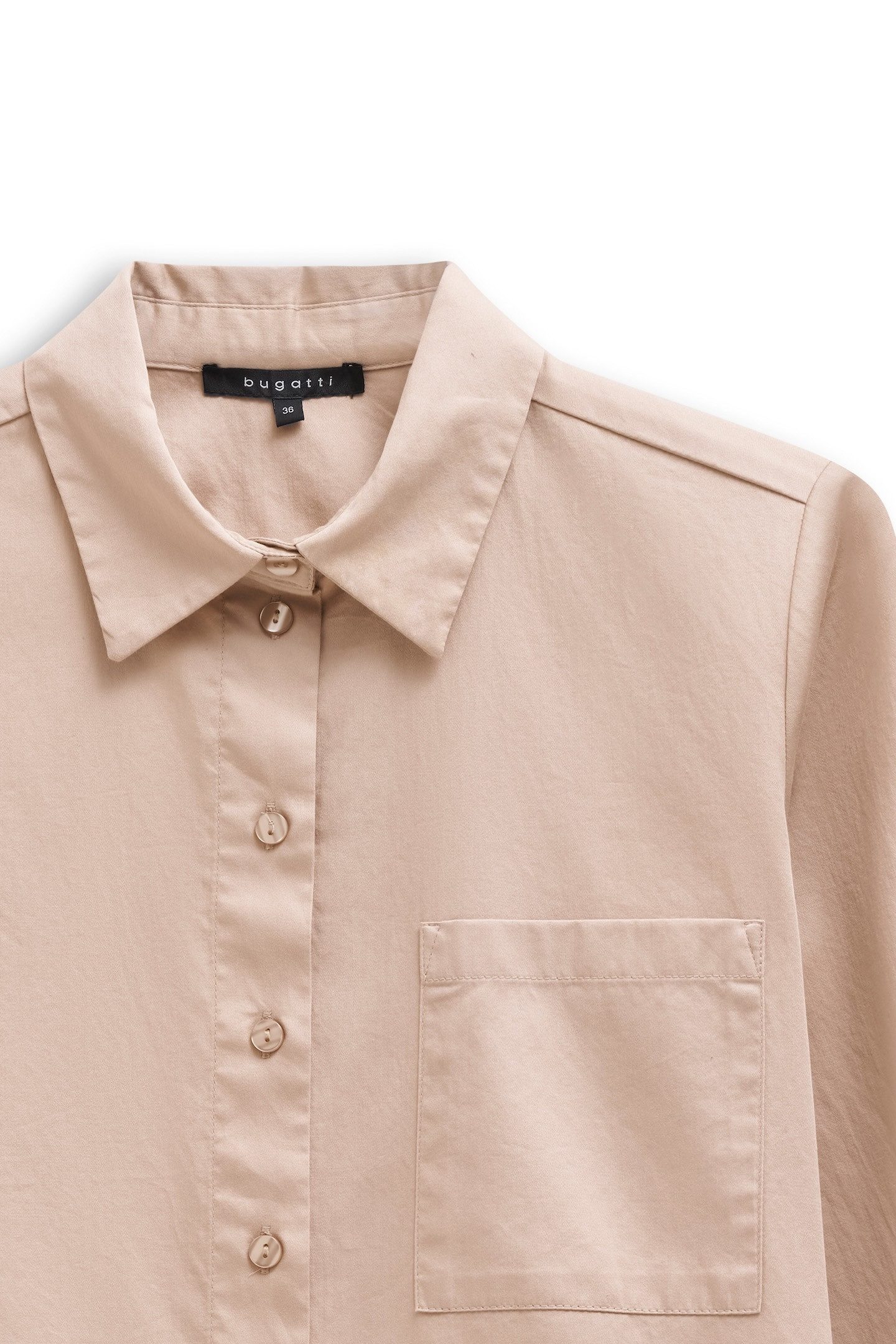 Bugatti Blouse met lange mouwen met koord in de zoom