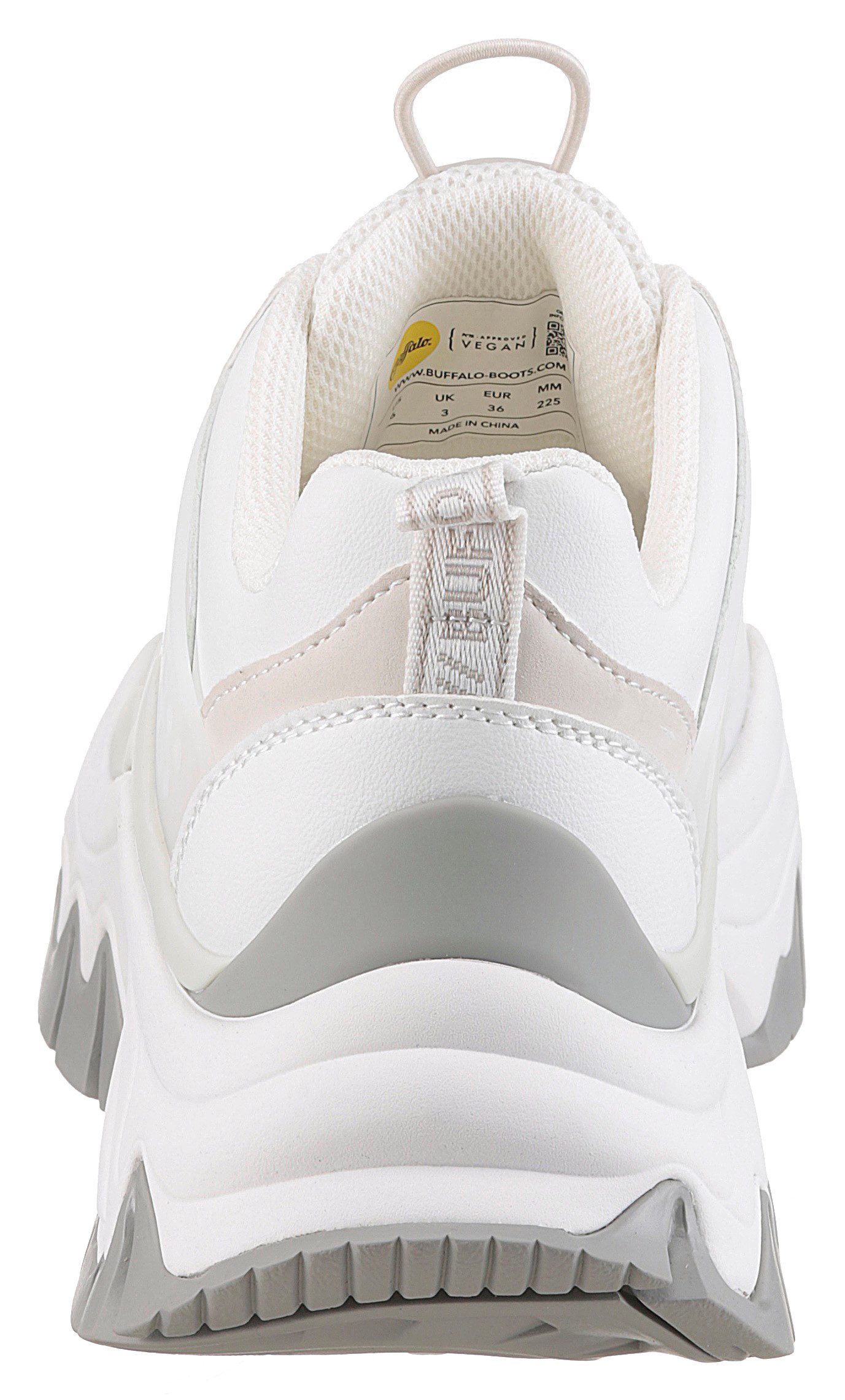 Buffalo Plateausneakers TRAIL ONE veterschoen, chunky sneaker, lage schoen met plateausool