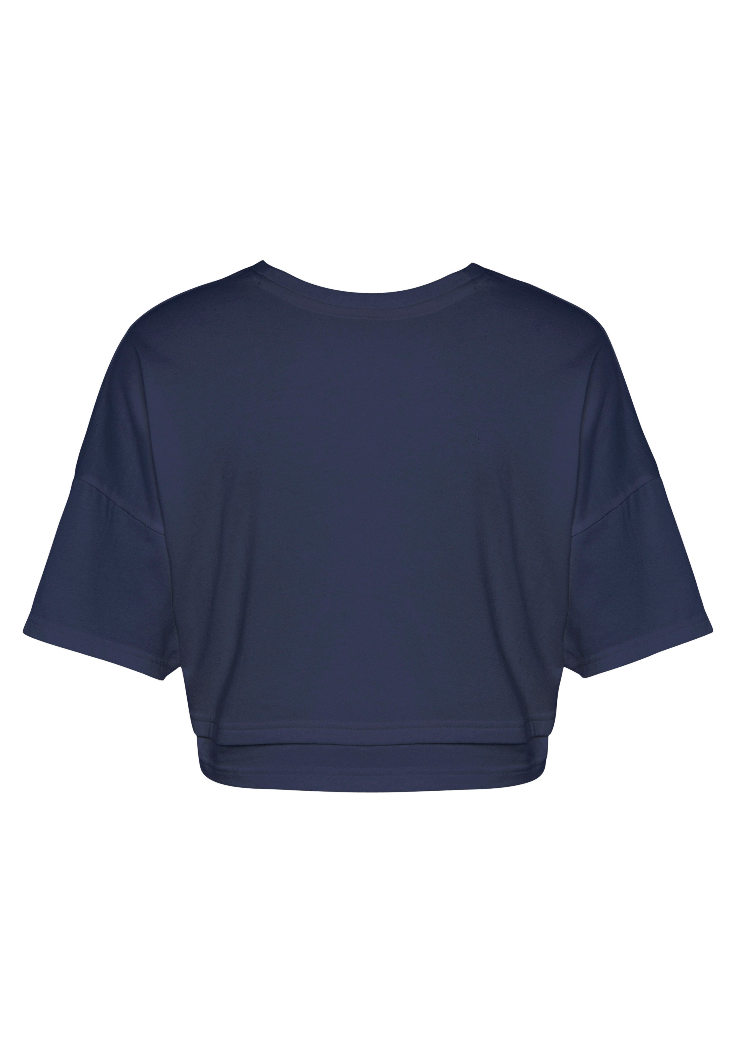 Lascana Shirt met korte mouwen met kastige snit en lagen-look