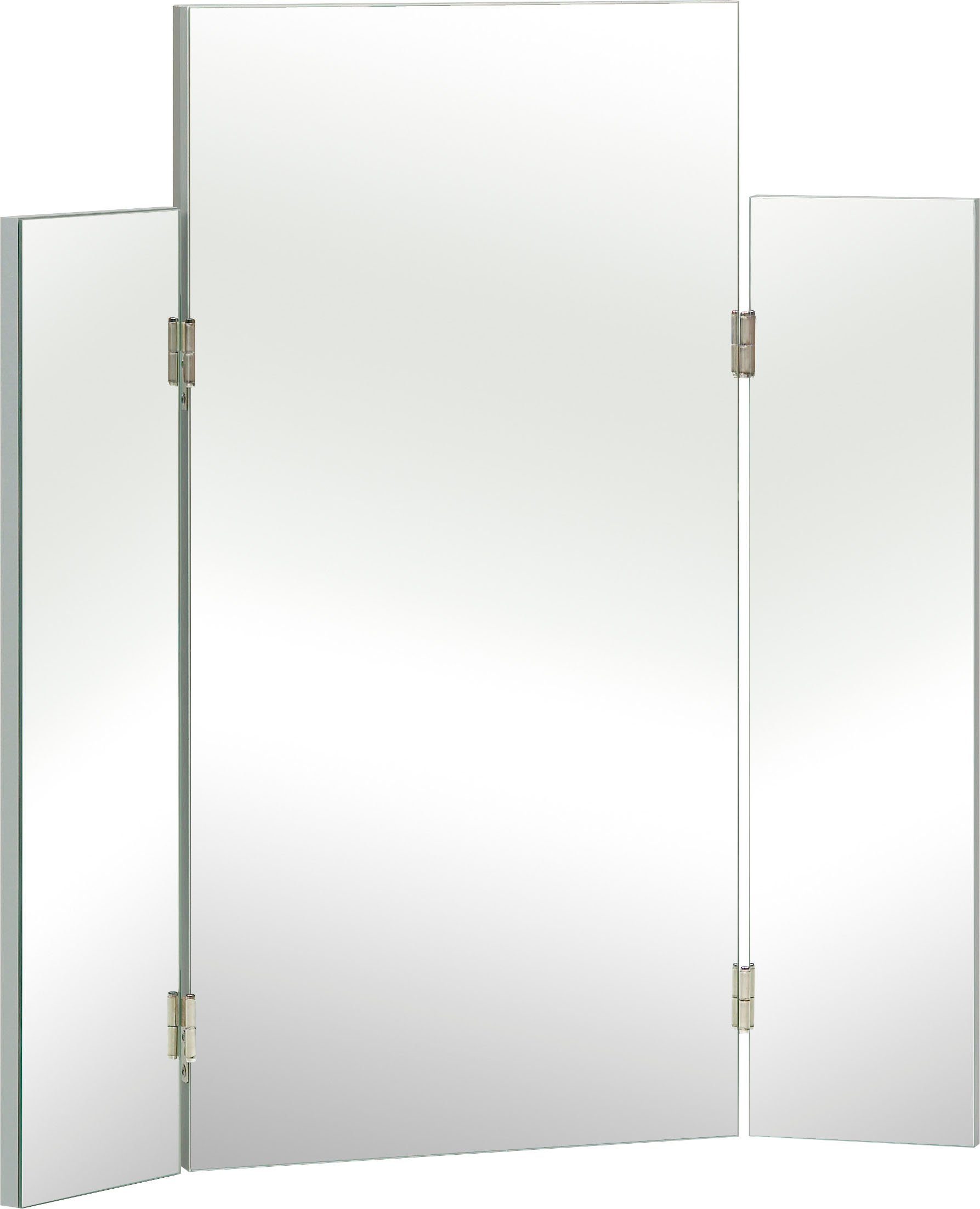 saphir spiegel quickset 955 spiegel mit seitlichen klappelementen, 72 cm breit wit