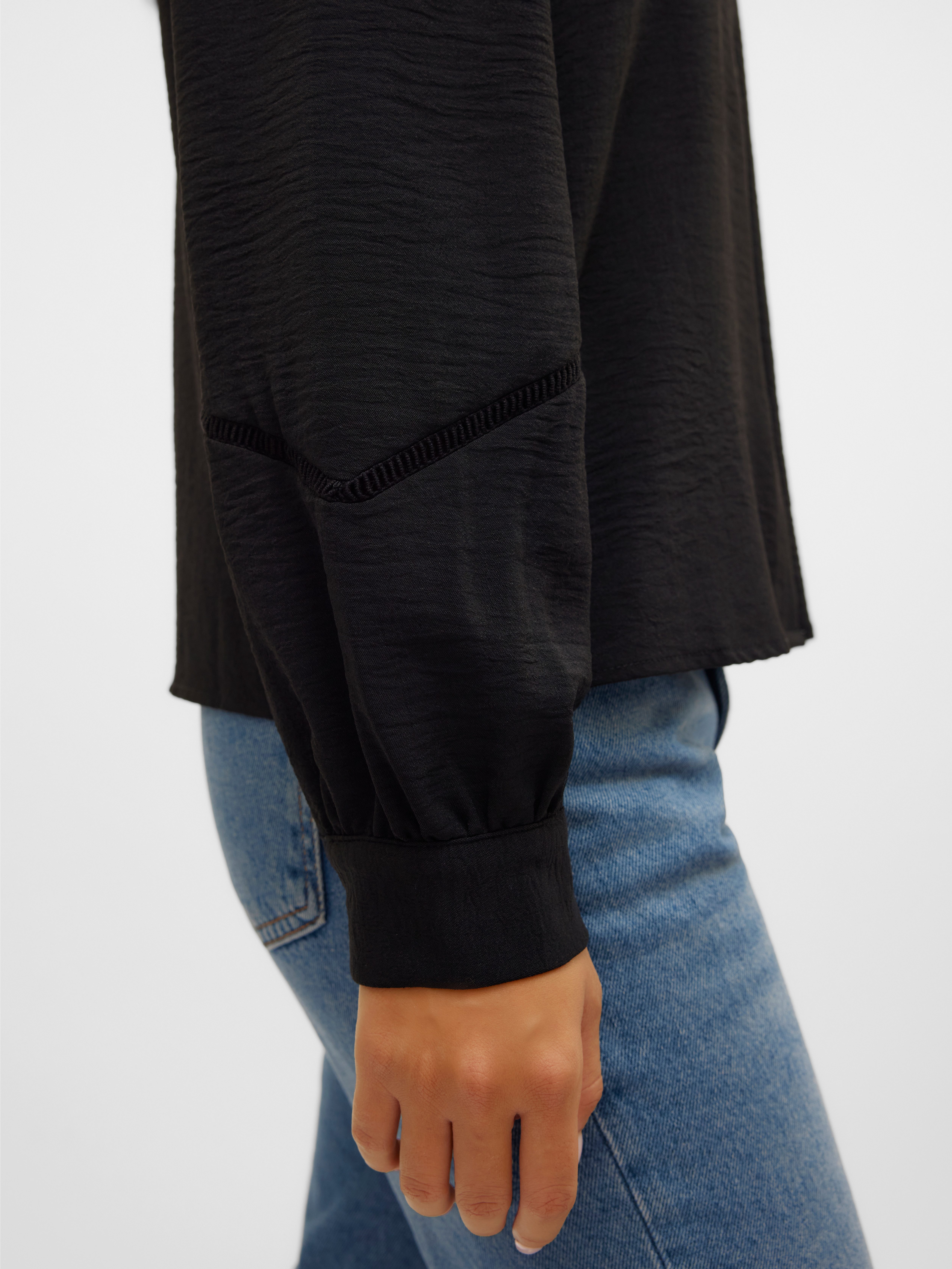 Vero Moda Blouse met lange mouwen VMALVA L S TAPE SHIRT WVN GA