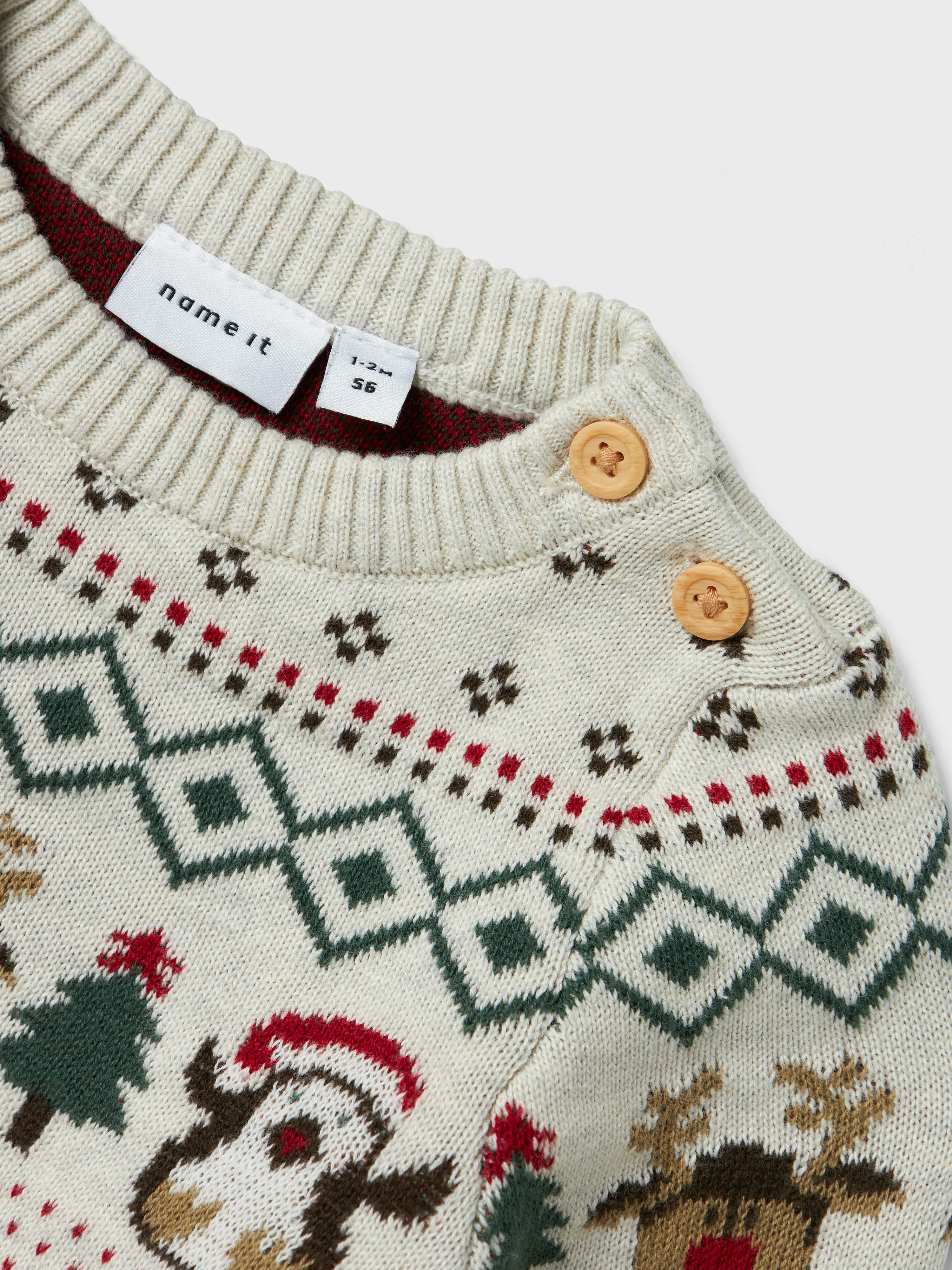Name It Kersttrui NBNRALKO LS KNIT
