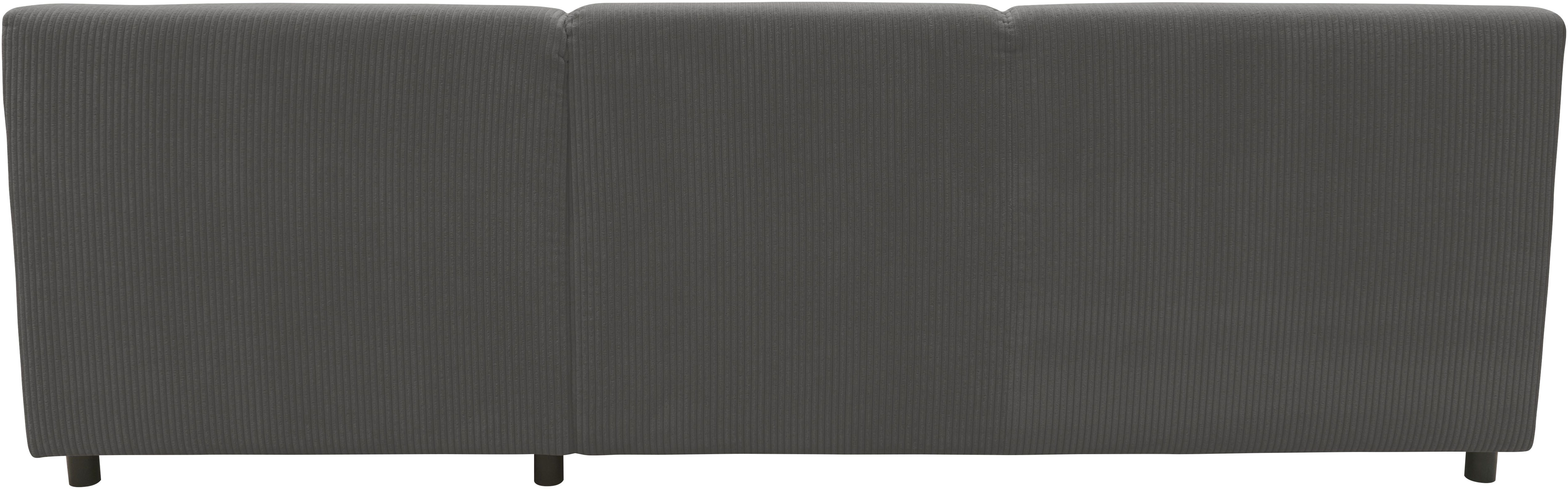 DOMO collection Hoekbank Turah 2, L-Vorm, Corduroy of Luxe-Microvezel, comfortabele binnenvering