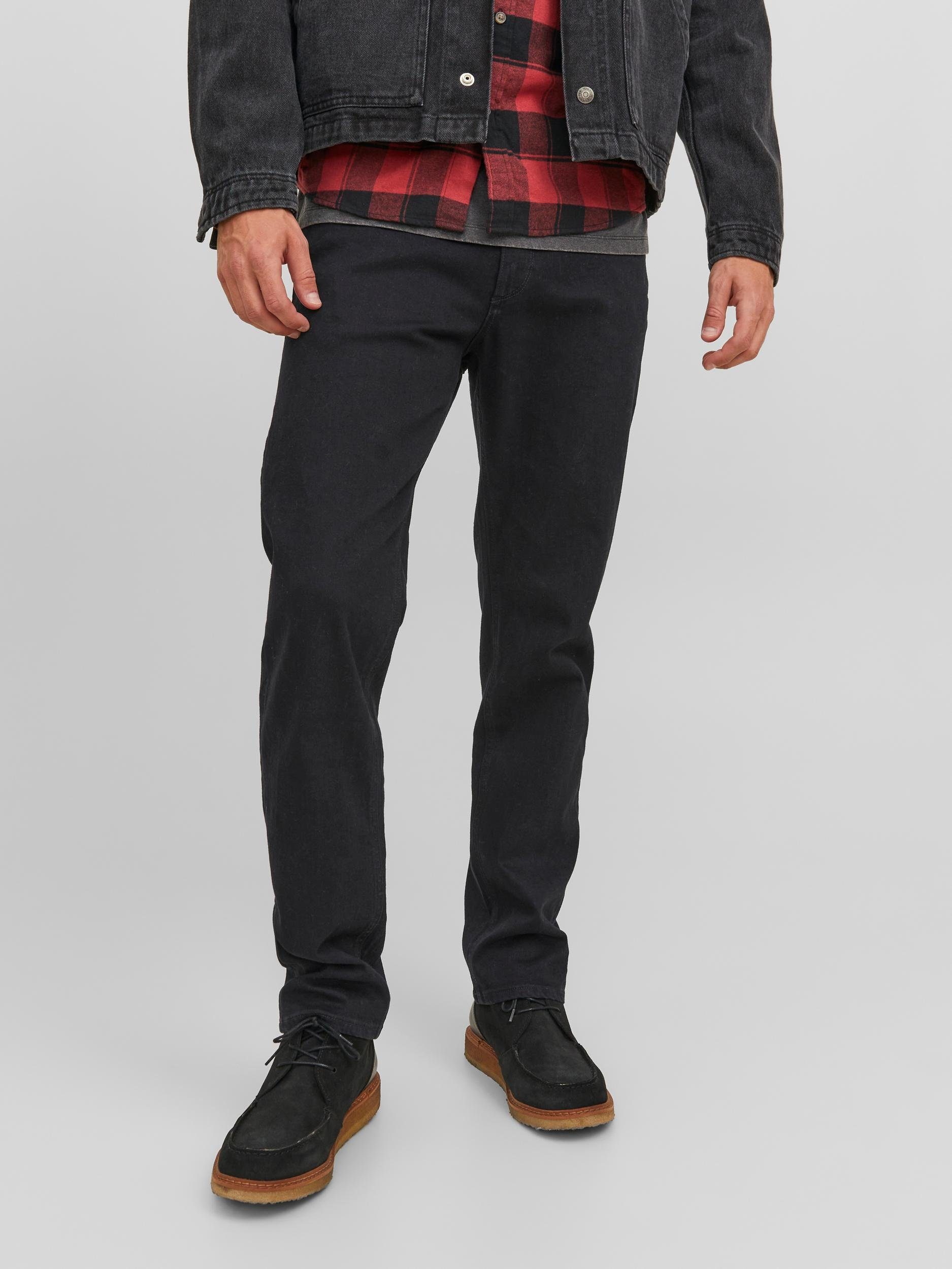 Jack & Jones Regular fit jeans JJICLARK JJEVAN AM 795 NOOS heren straight jeans maat 32 zwart