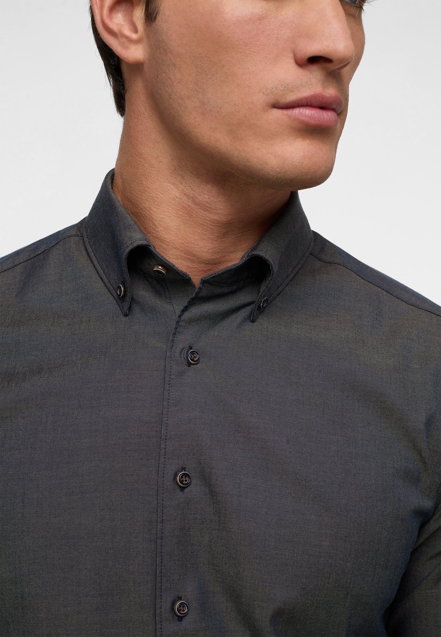 Eterna Overhemd met lange mouwen Slim fit
