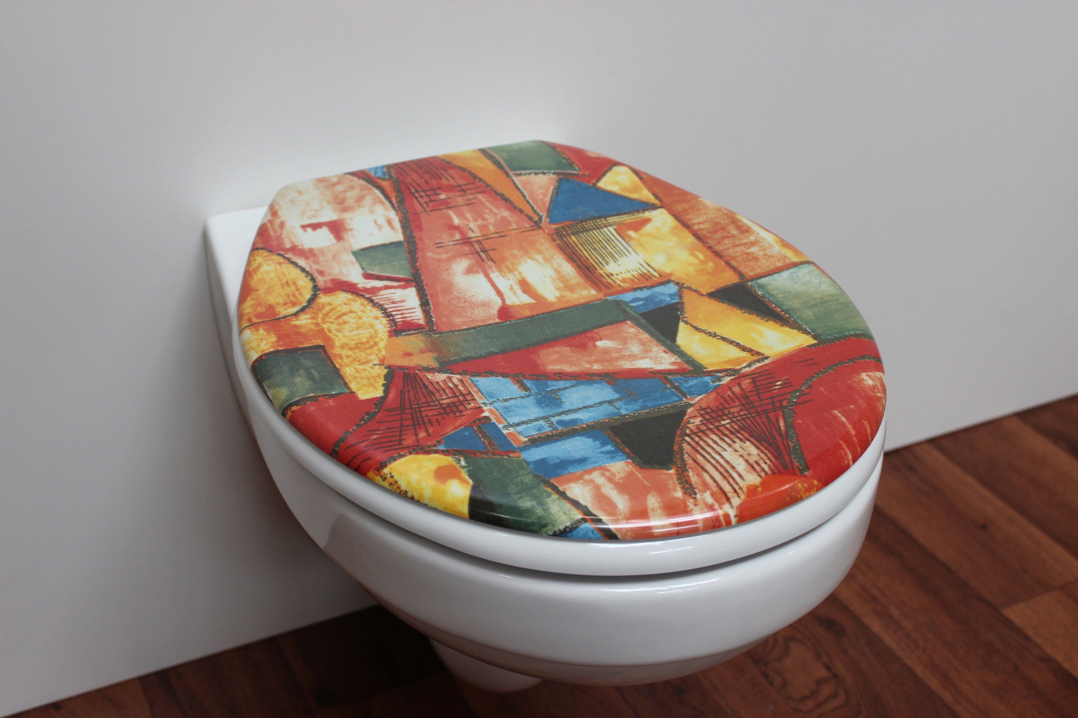ADOB Toiletzitting Nizza Art zeer stabiel, universeel passend
