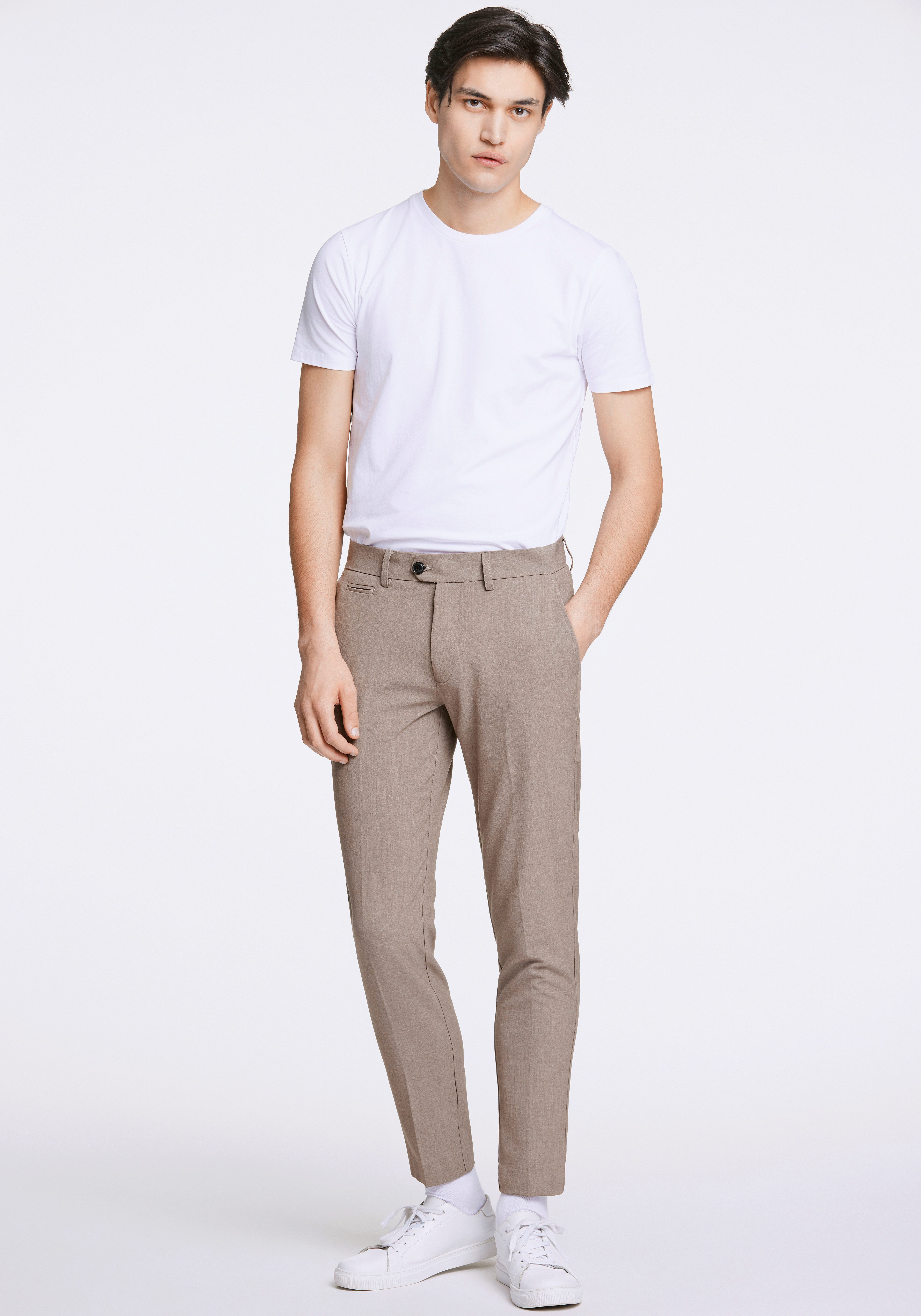 LINDBERGH Stoffen broek met stretch