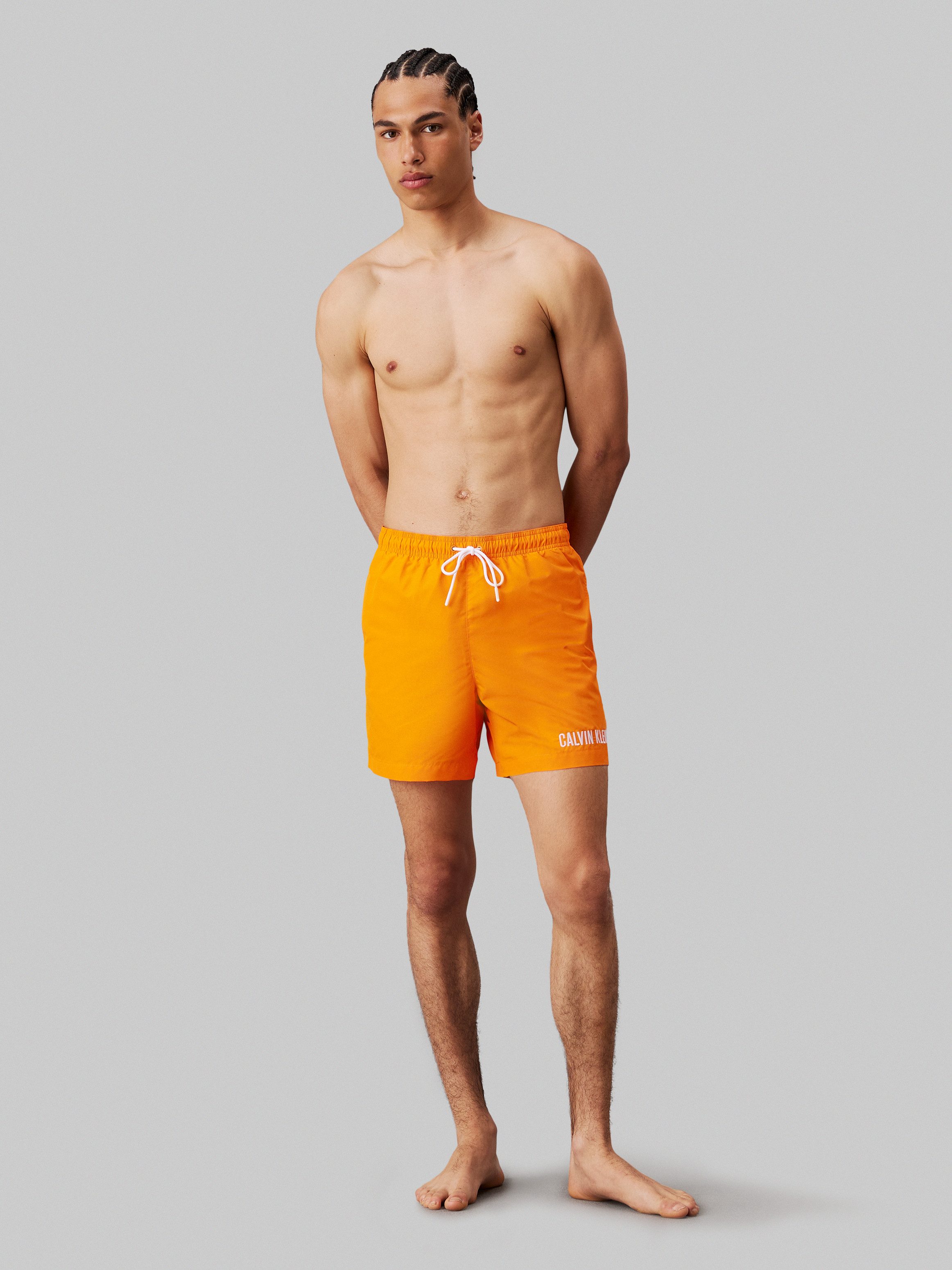 Calvin Klein Swimwear Zwemshort MEDIUM DRAWSTRING-WR PRINT met calvin klein all-over print