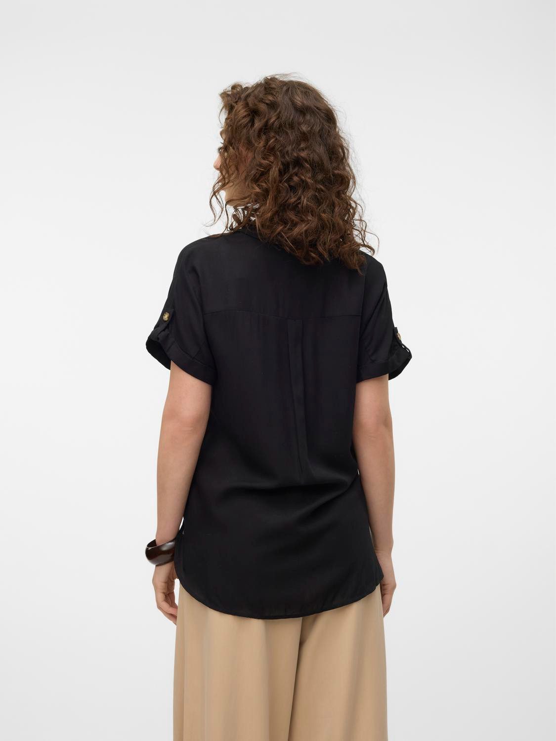 Vero Moda Overhemdblouse VMBUMPY S/S SHIRT WVN GA NOOS