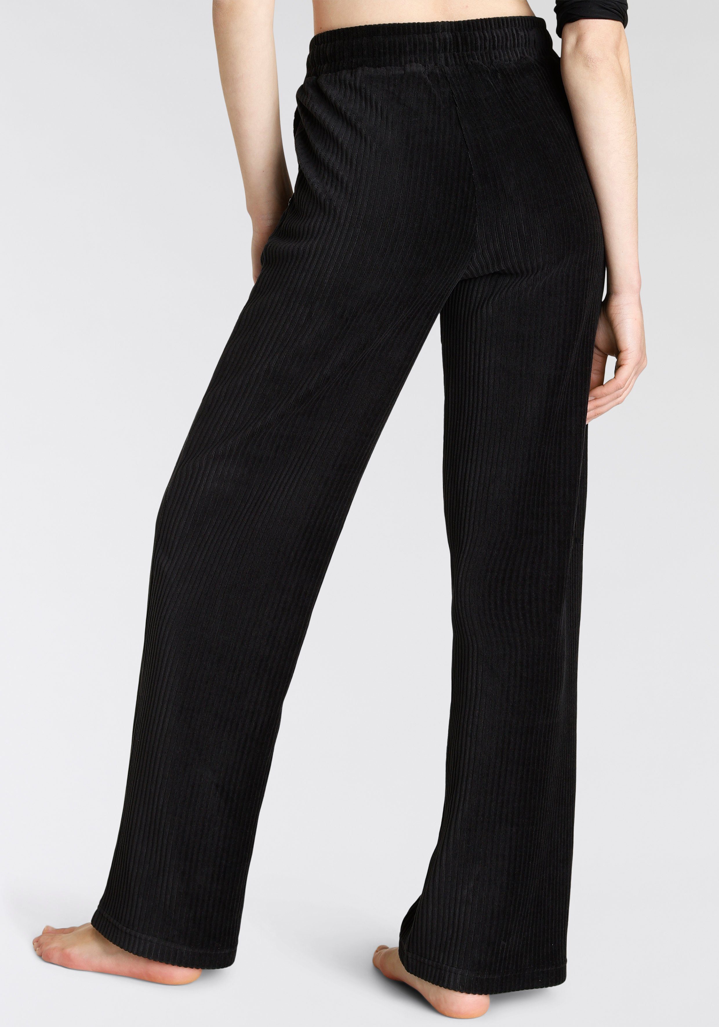 Vivance Homewearbroek -Loungebroek met brede elastische cord structuur, loungewear
