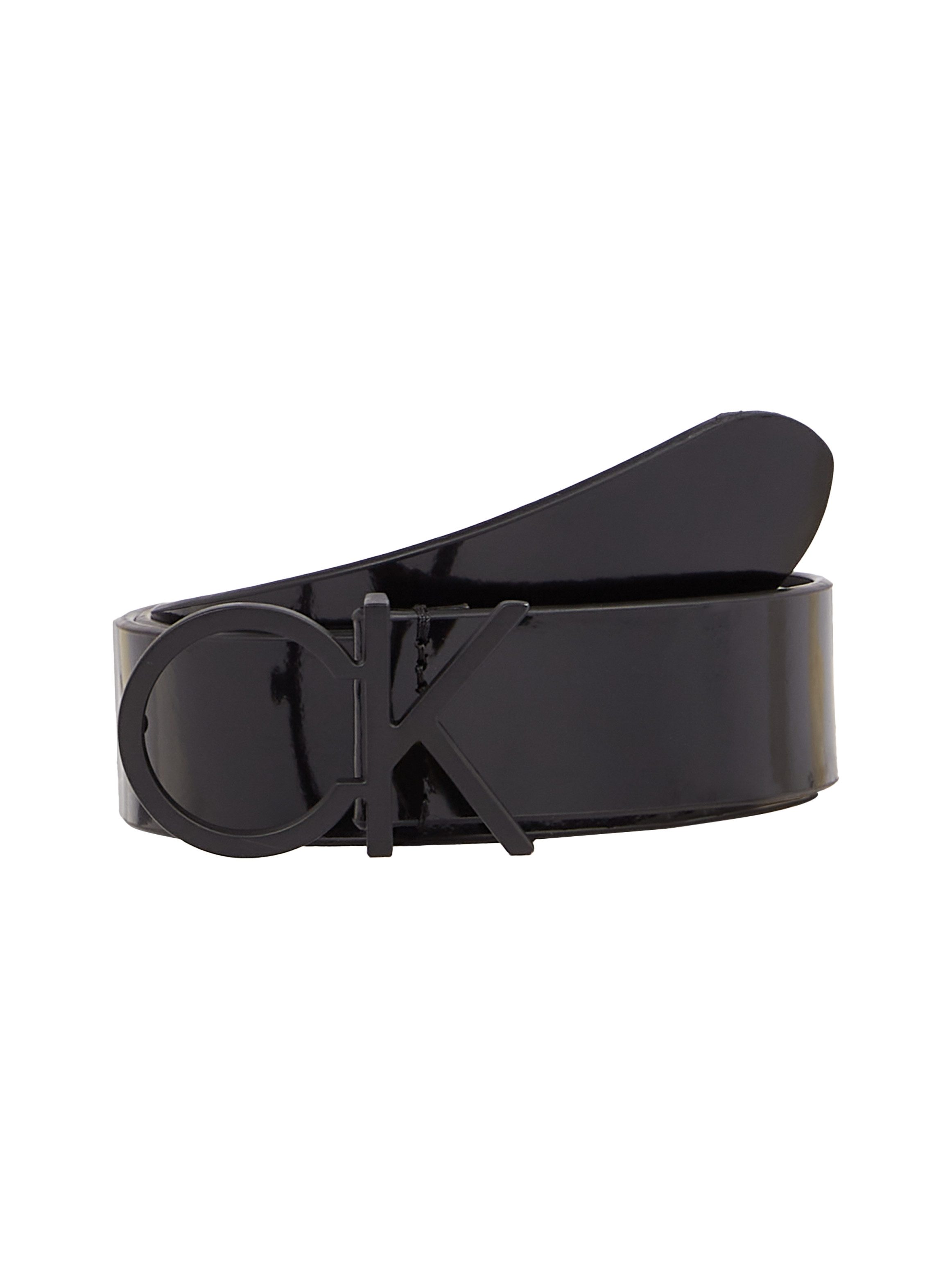 Calvin Klein Leren riem CK LOGO BELT 3.0_SHINY