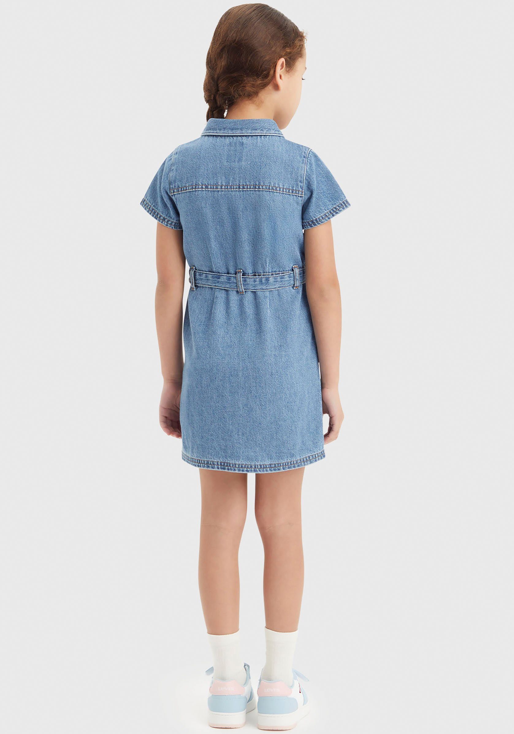 Levi's Kidswear Jeans jurk LVG ORGANIC UTILITY DRESS