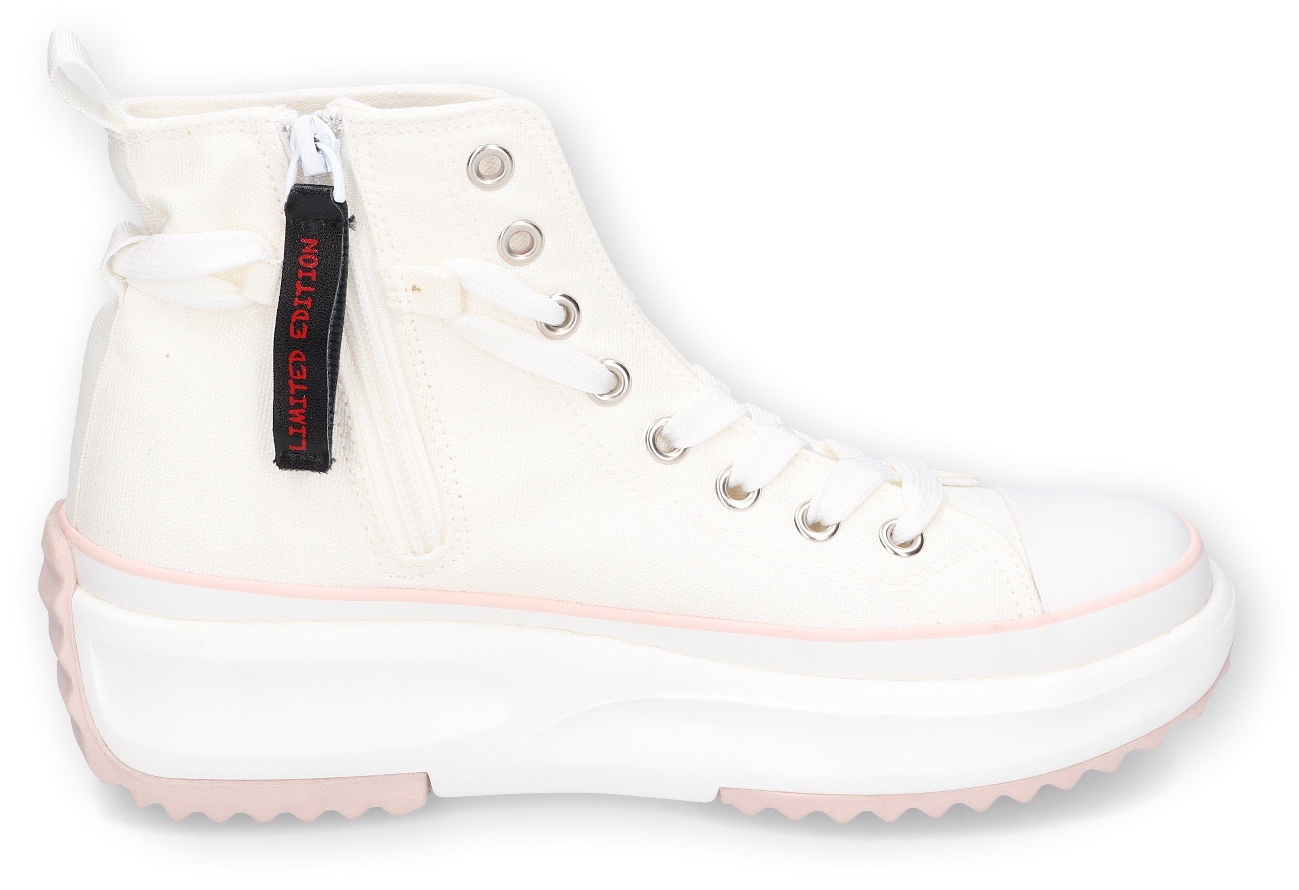 Dockers by Gerli Plateausneakers met vredesteken