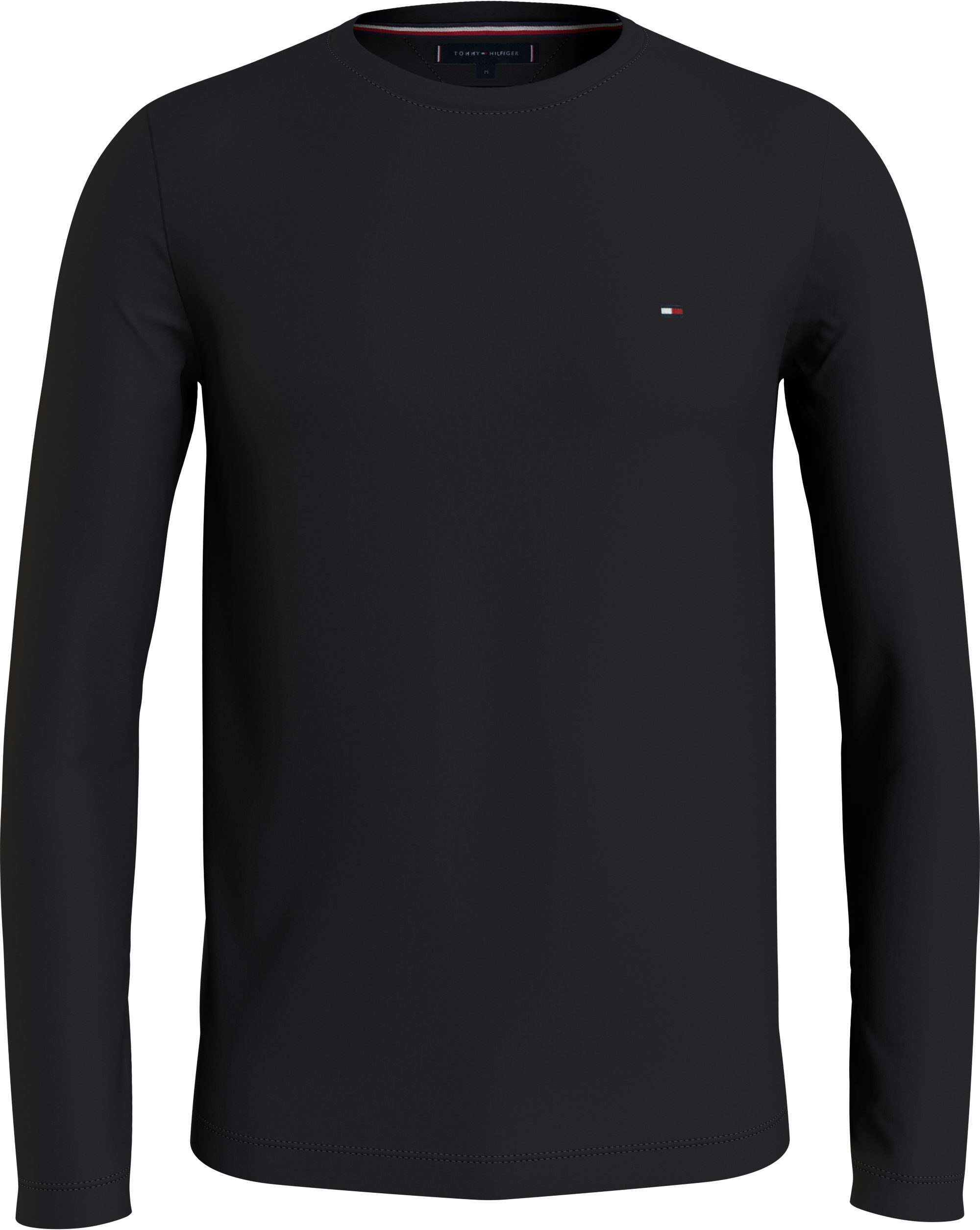 Tommy Hilfiger Shirt met lange mouwen STRETCH SLIM FIT LONG SLEEVE van biologische katoen-stretch