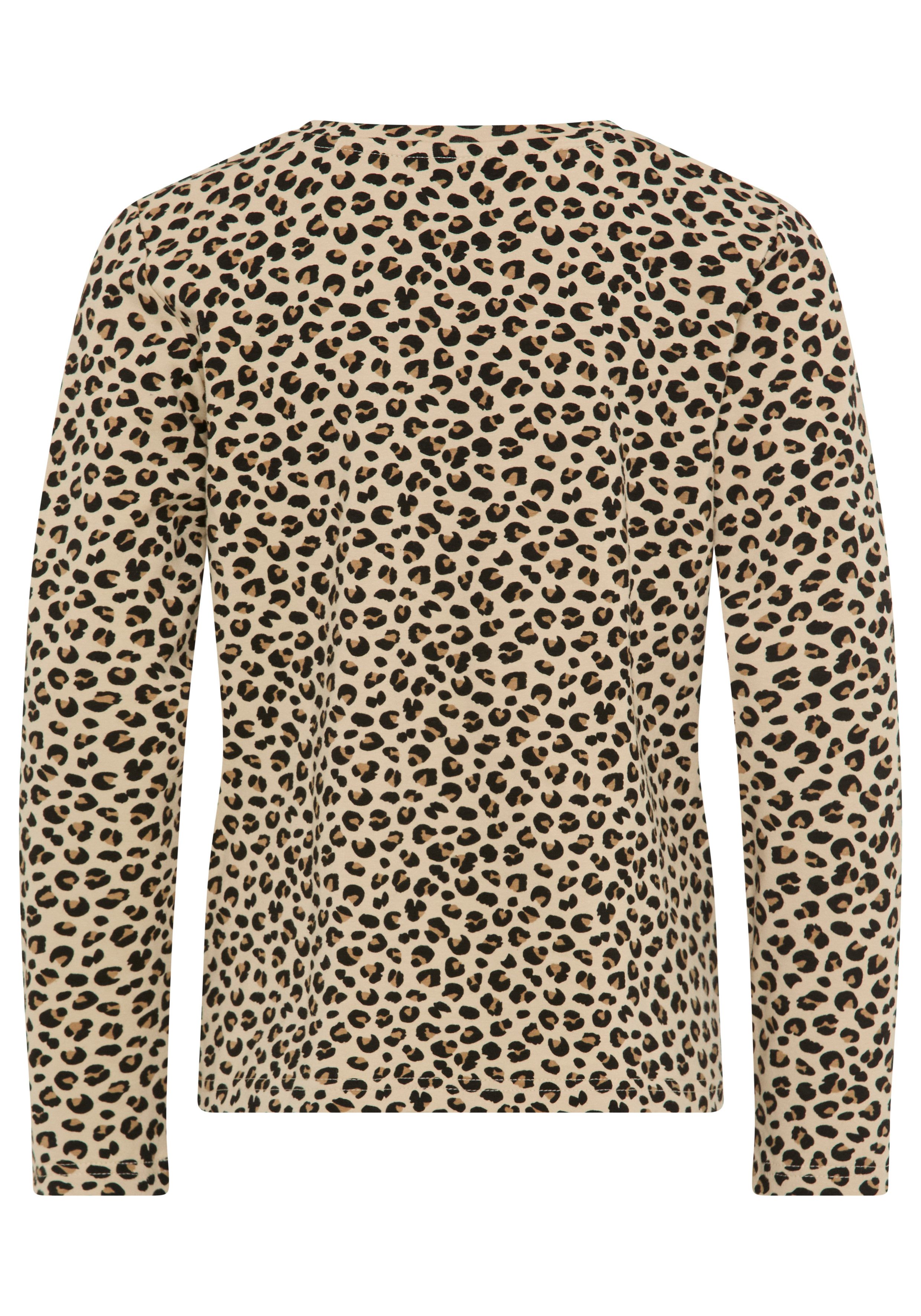 KIDSWORLD Shirt met lange mouwen Shirt in leo-look