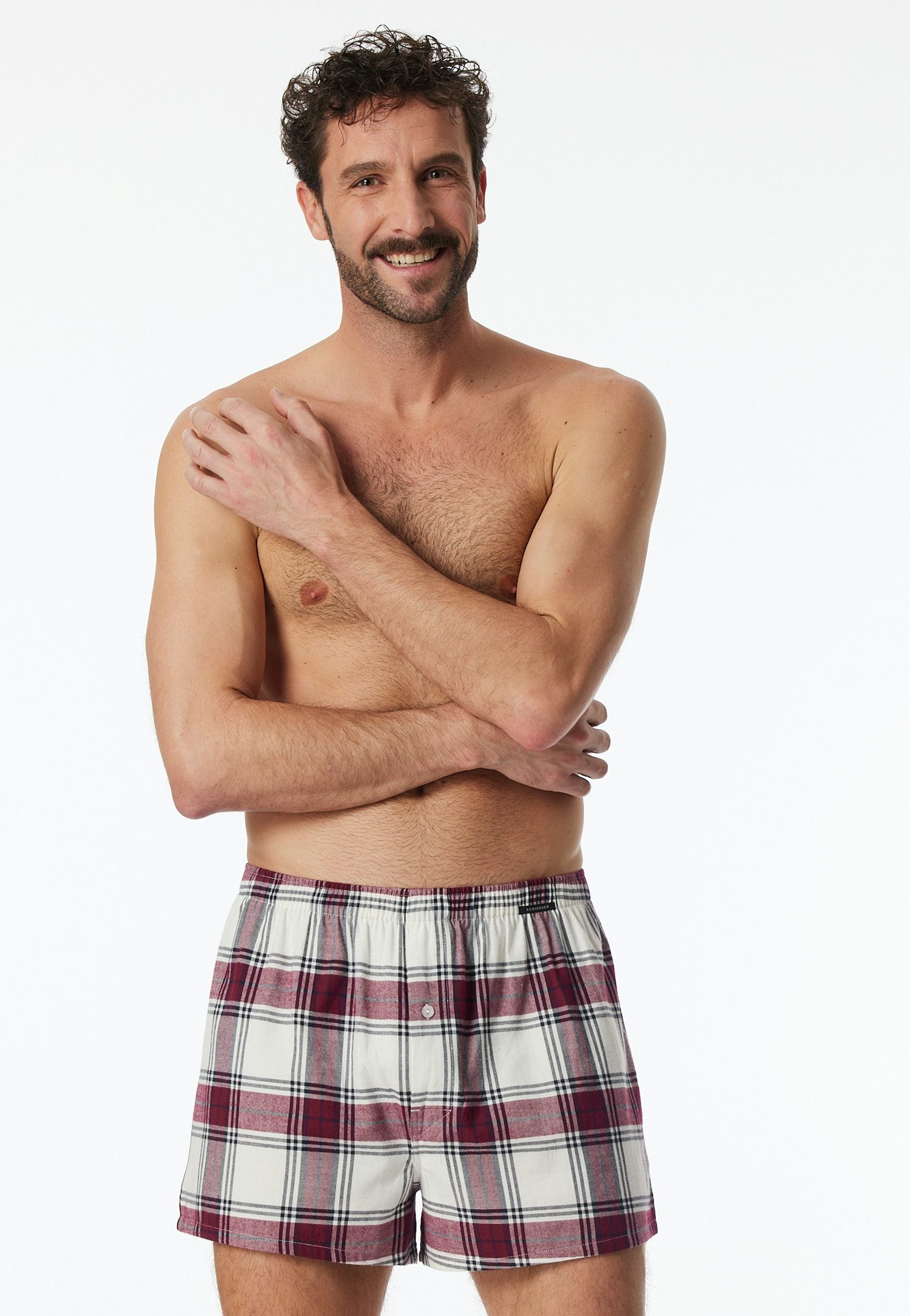 Schiesser Boxershort X-Mas met zwart -weblabel (Set van 2)