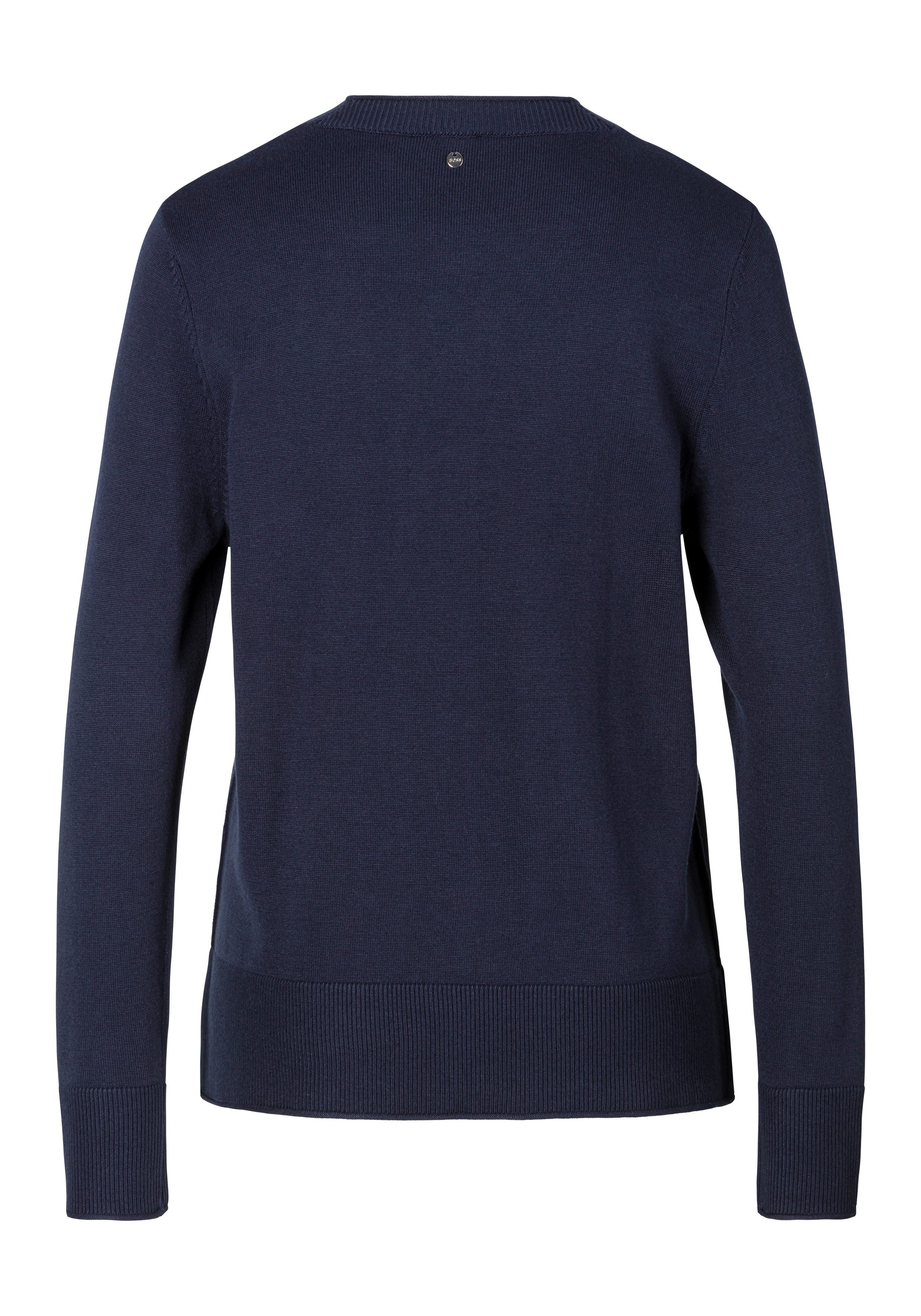 Boss Orange Gebreide trui Fanikales Premium Damesmode met charm met boss logo zomen met rolranden