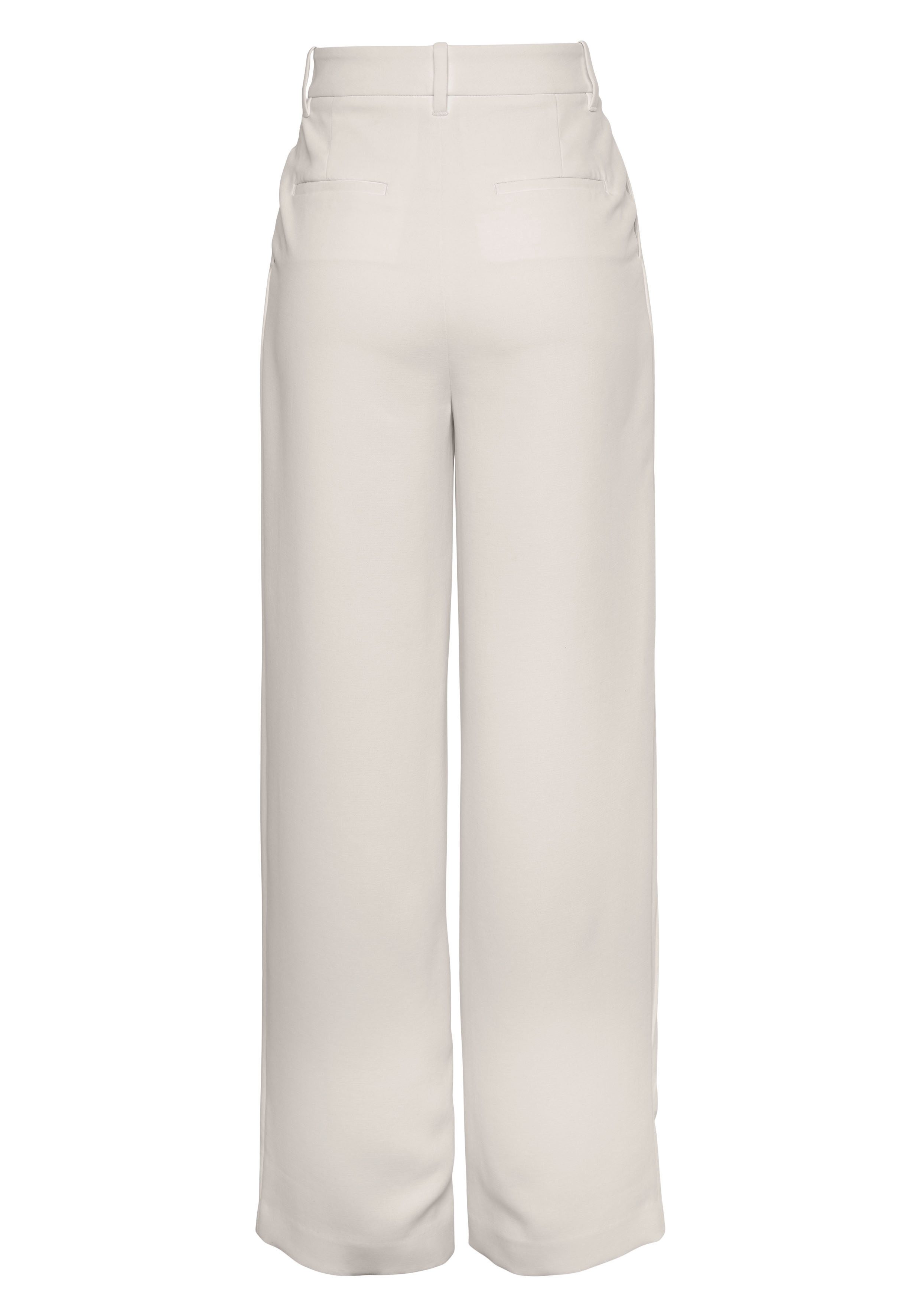 Lascana Pantalon in business-look elegante stofbroek met zakken en plooien